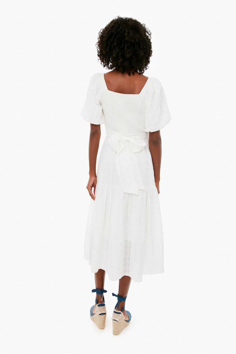 White Sydney Midi Dress