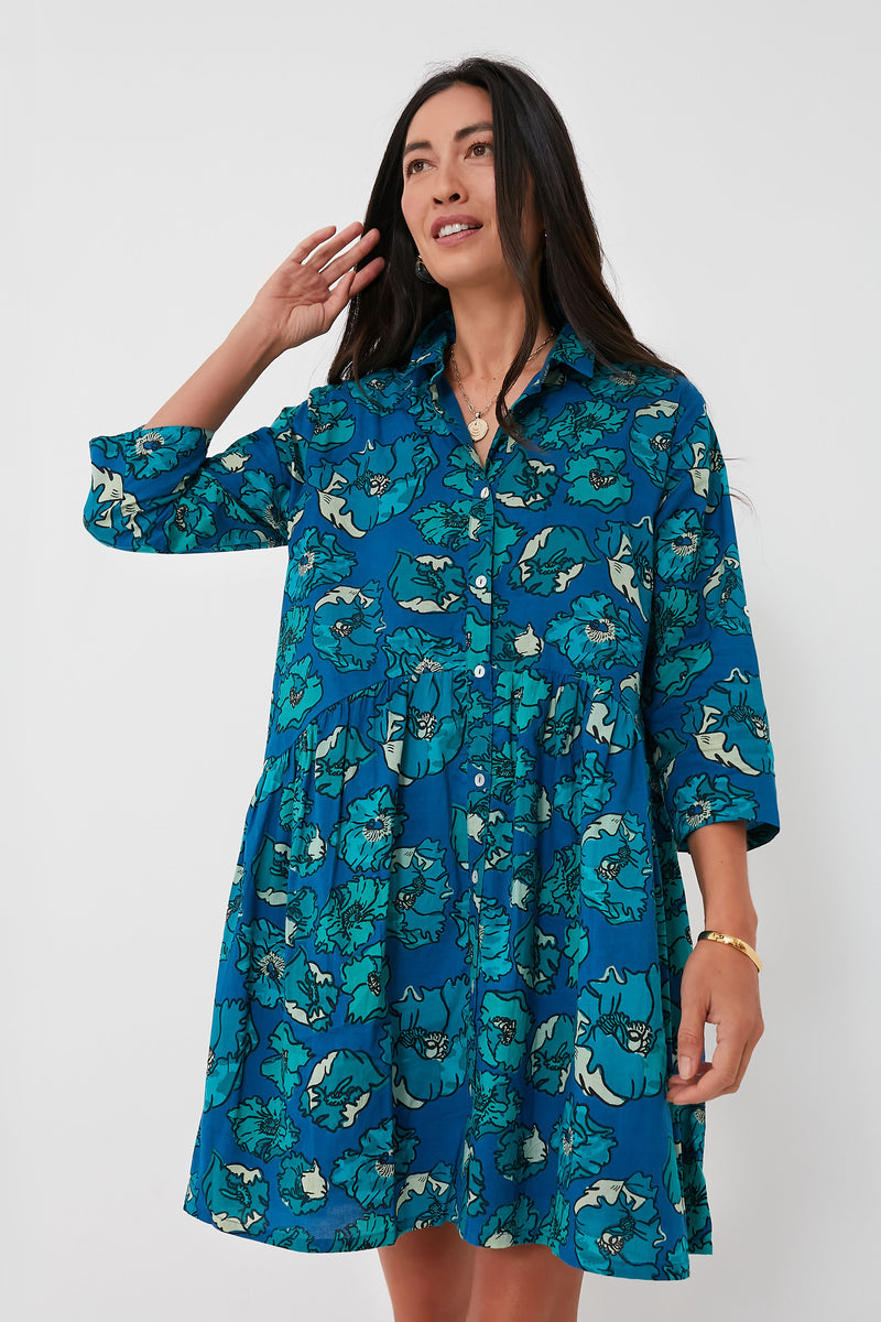 Exclusive Blue Guadalupe Deauville Dress