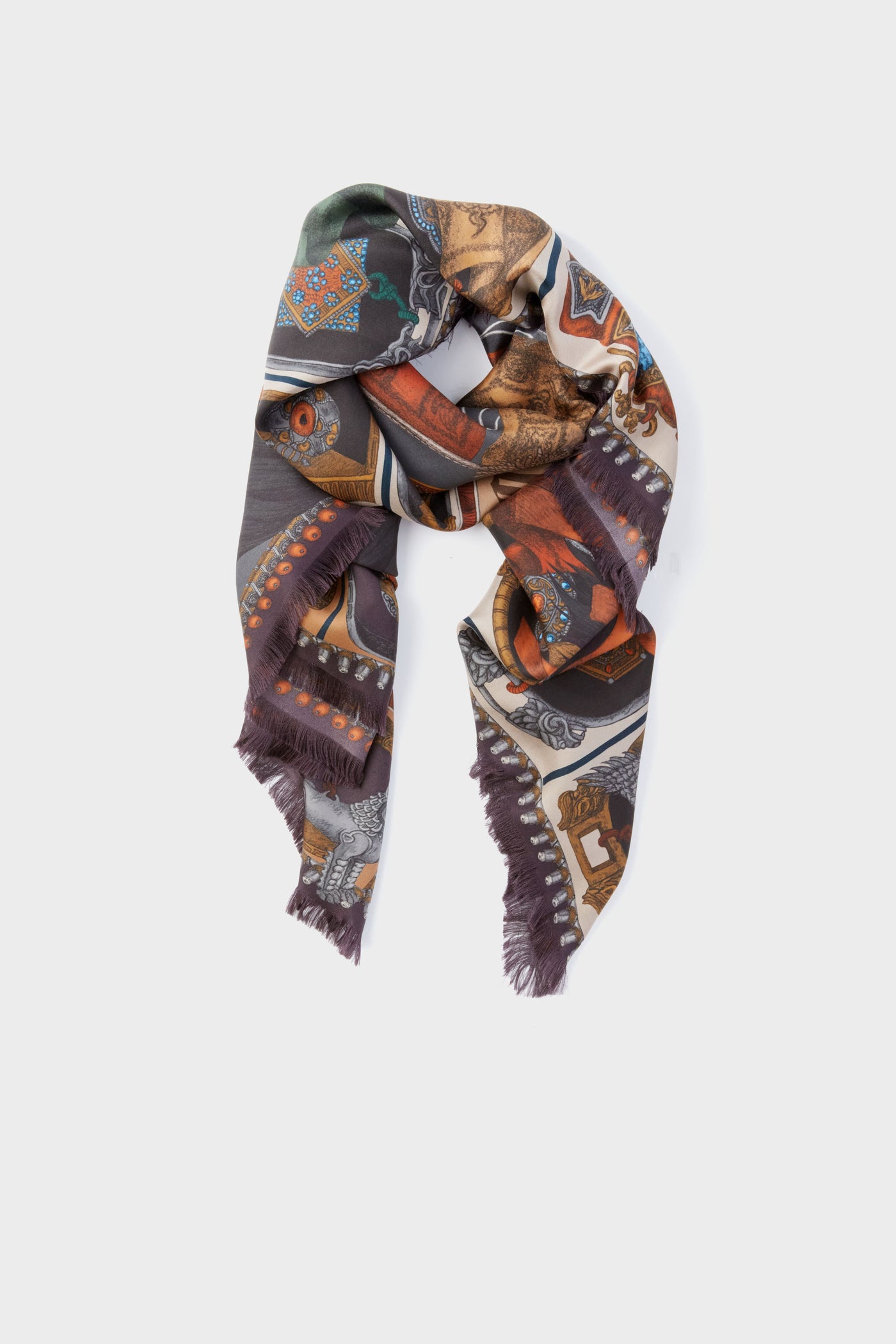 The Coal Cloud Wind Horse Large 135 cm Scarf