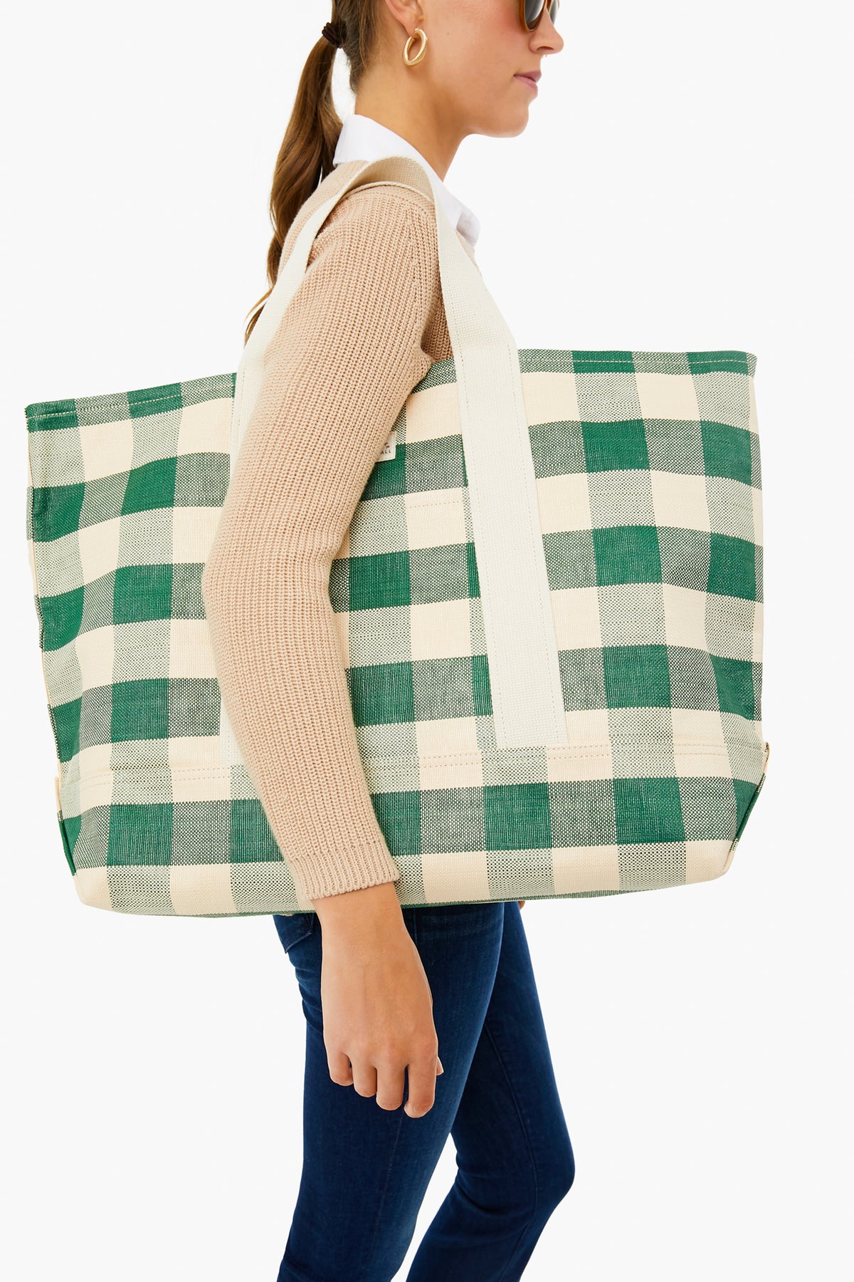 Green Gingham Bodie Bag