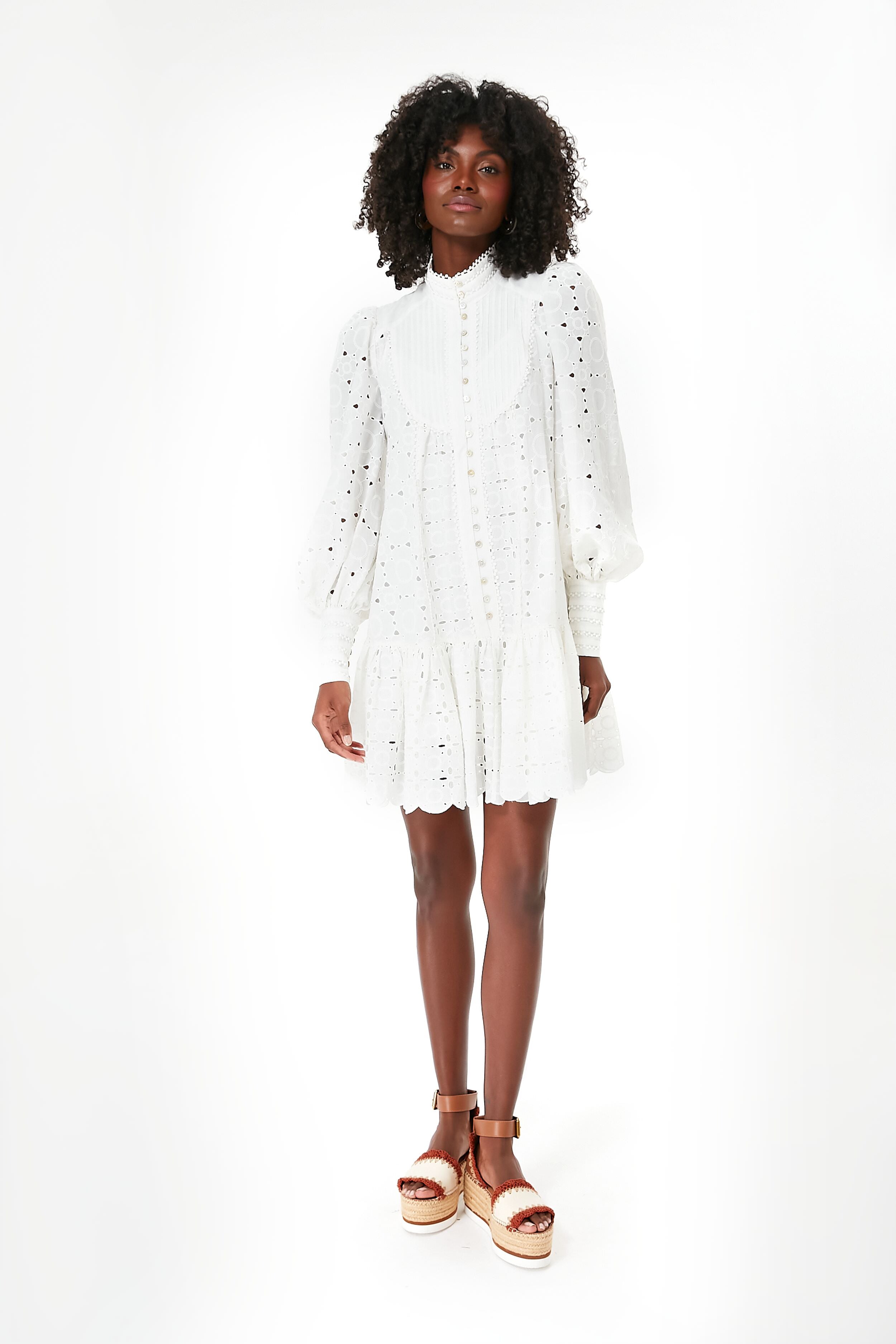 see by chloe broderie anglaise shirt dress item
