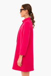Fuchsia Stretch Crepe Avery Dress