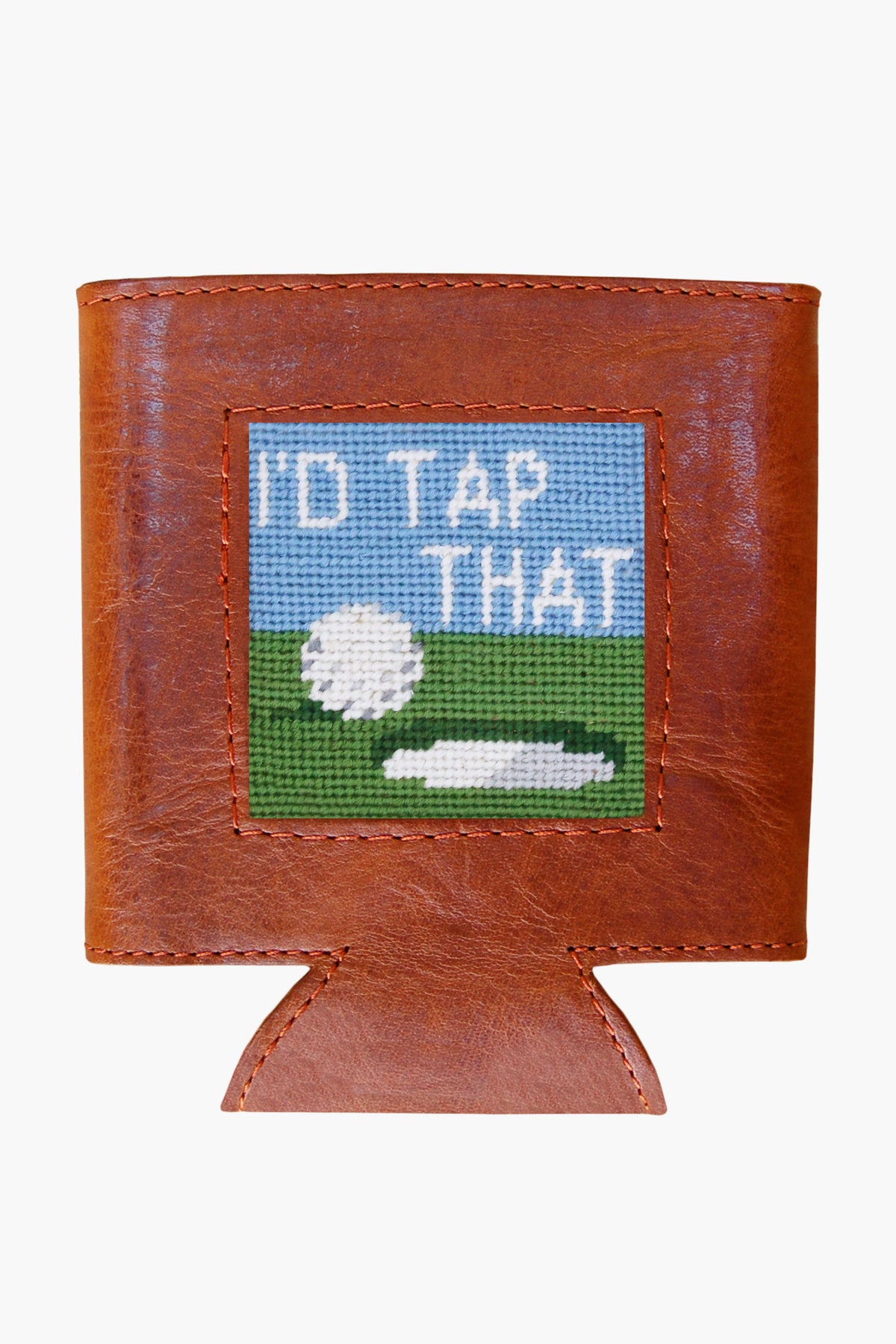 I'd Tap That Needlepoint Can Cooler