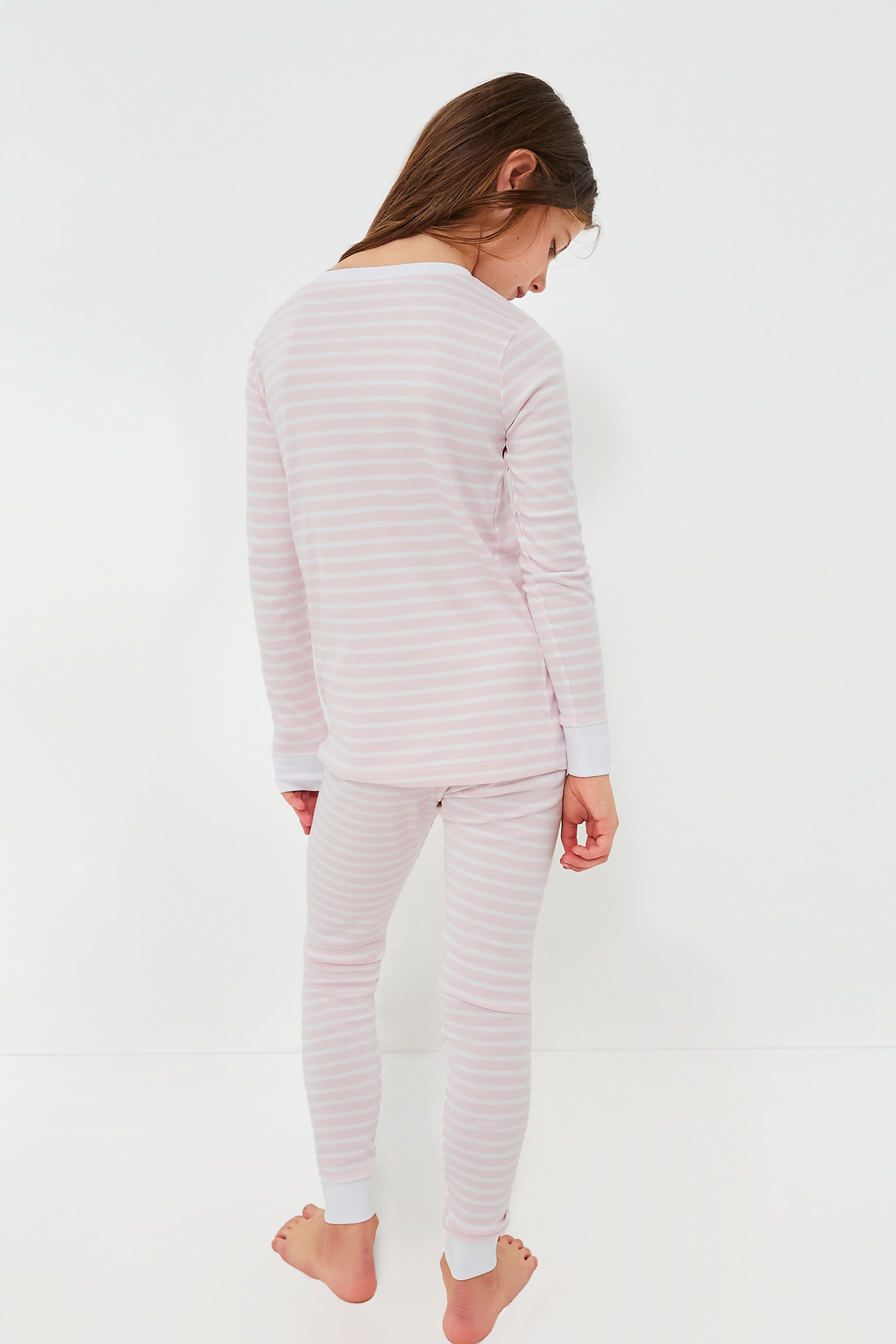 Pink Stripe Pajama Set
