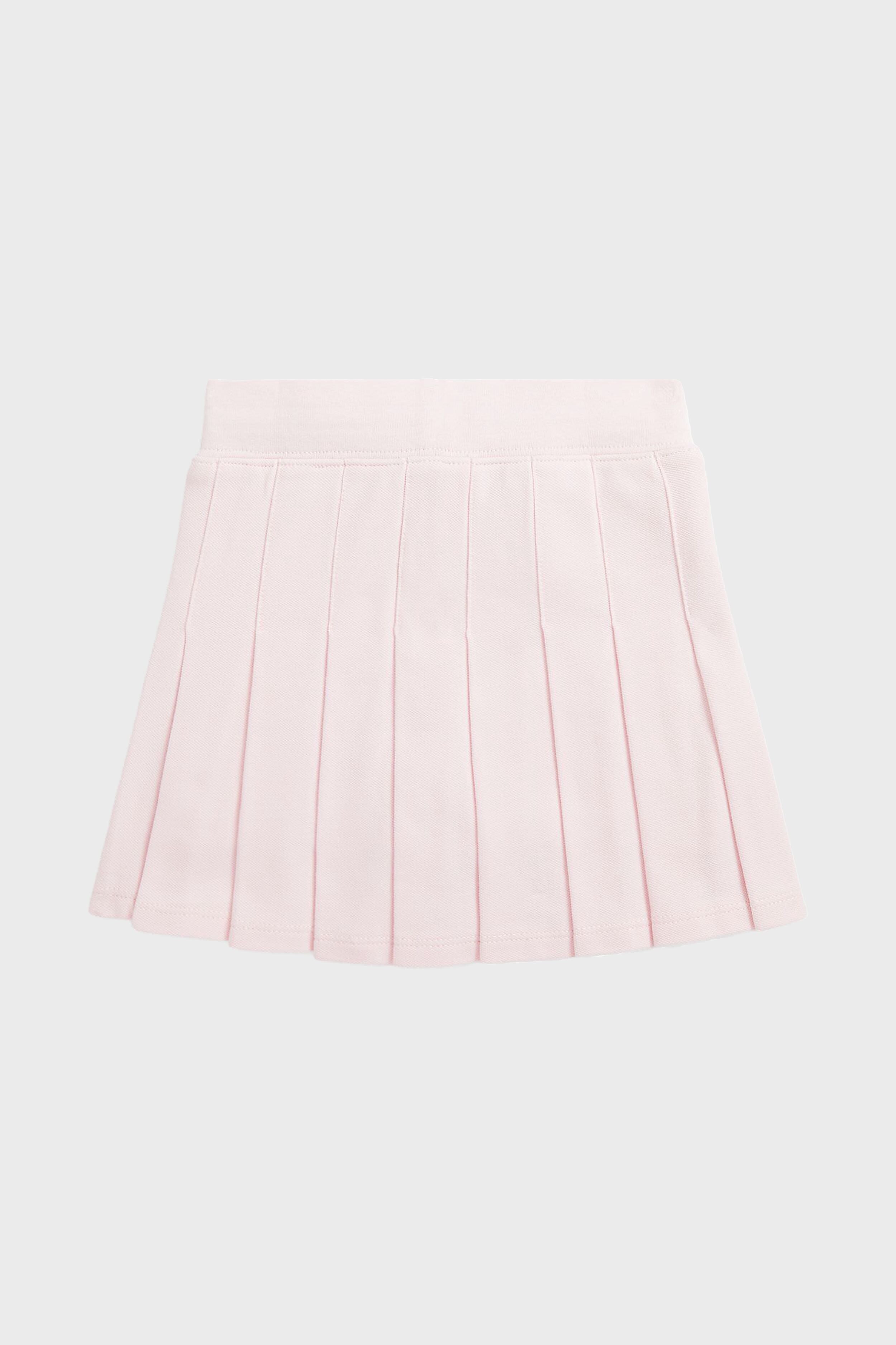 Girls Pleated Mesh Skort