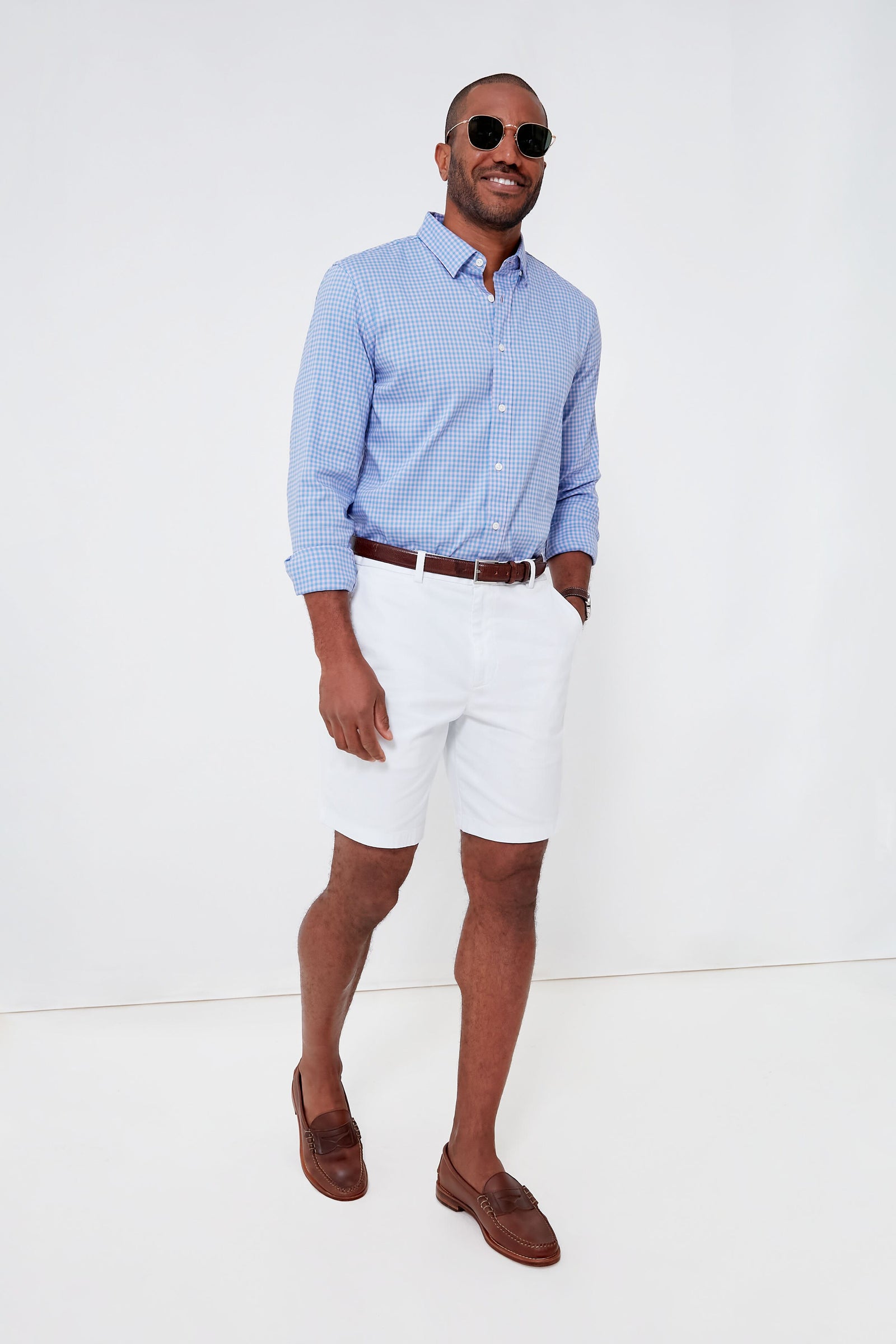 Pacific Lilac Gingham Movement Shirt