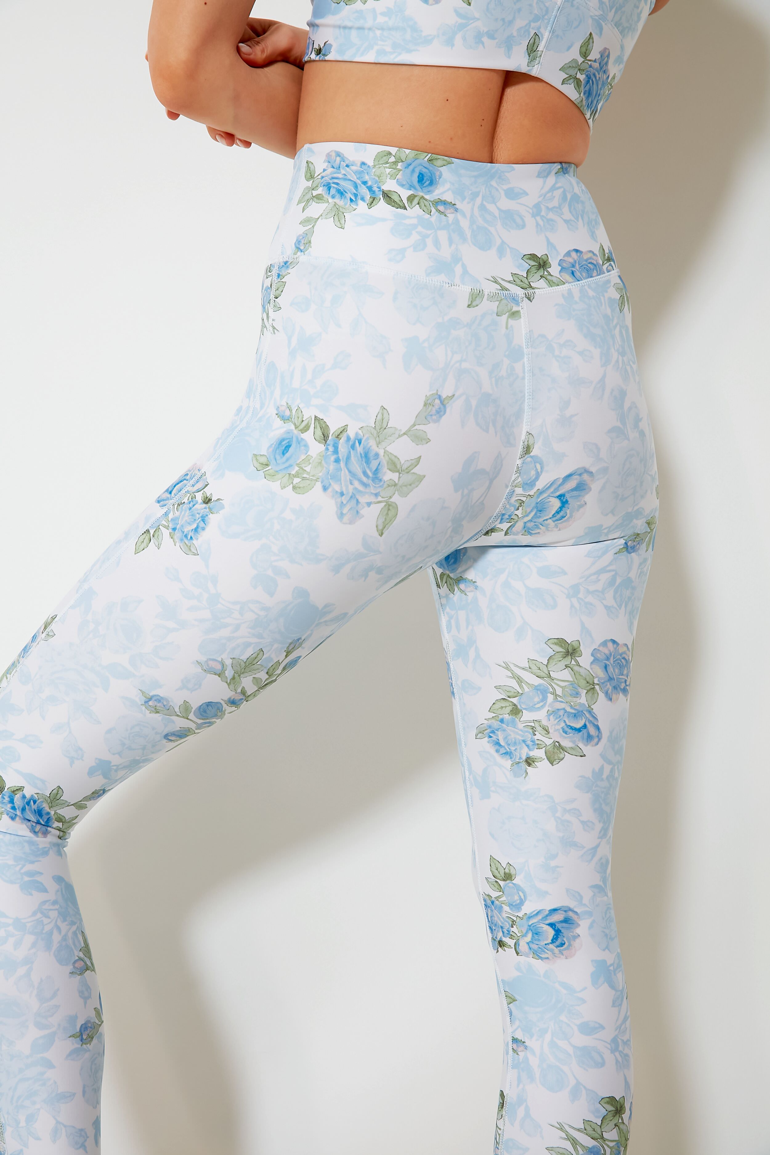 LoveShackFancy Jutta Floral-Print Leggings