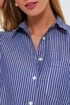Indigo Stripe Callahan Shirt Dress