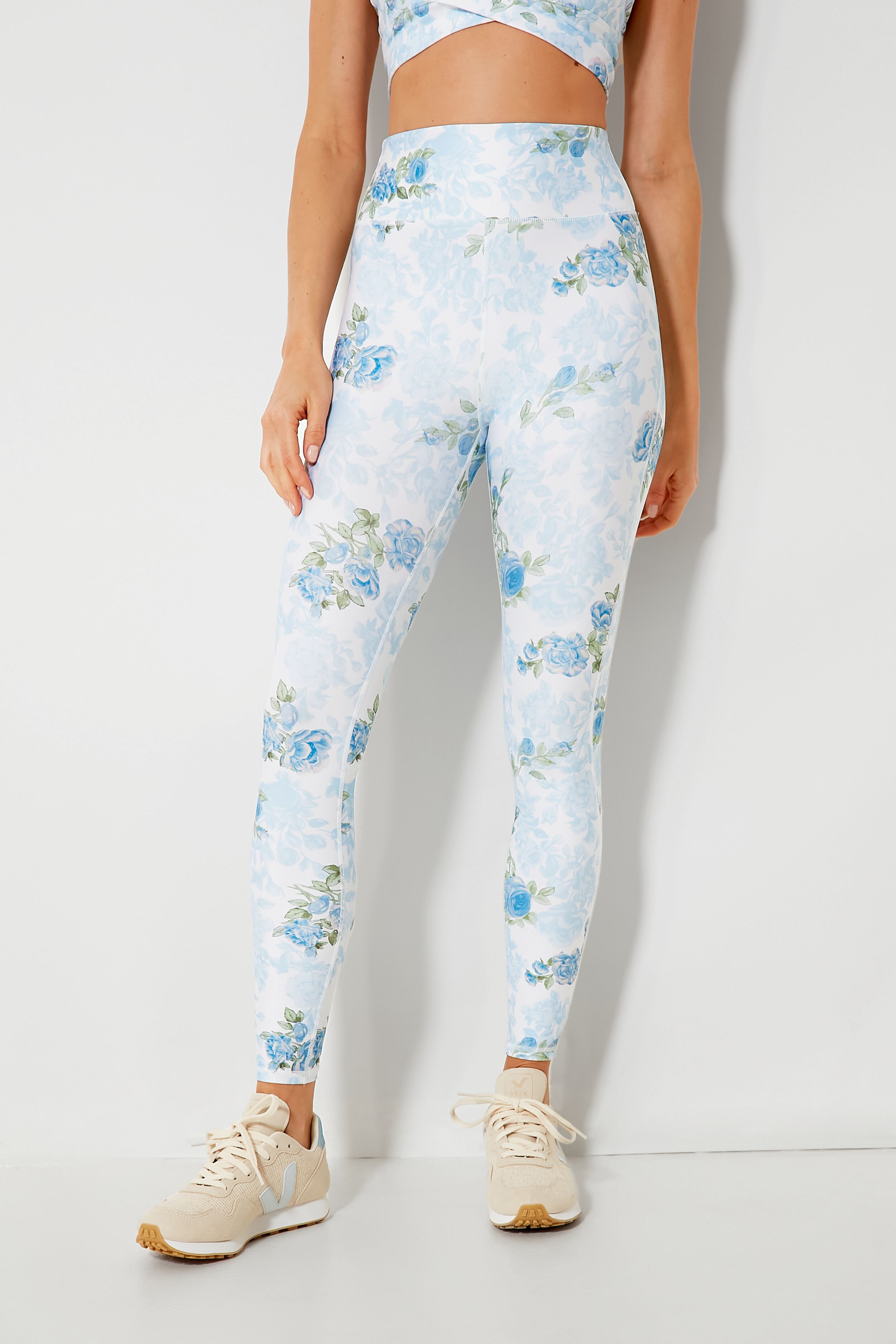 Zumba Butterfly High Waisted Ankle Leggings -Orchid in Bloom