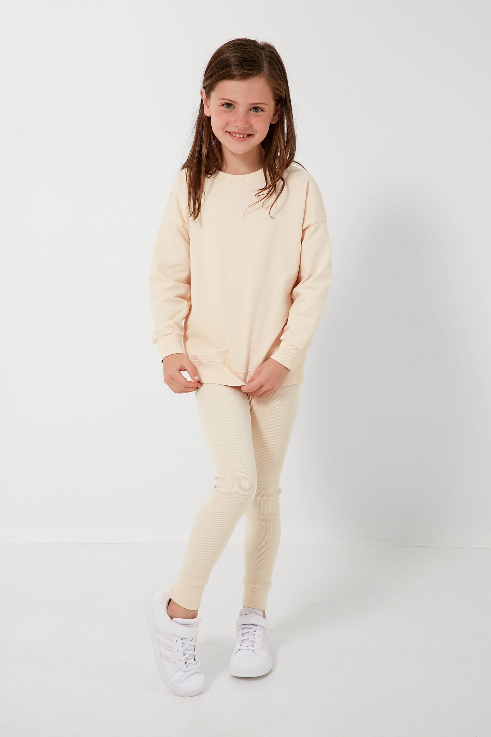 Natural Essential Rib Leggings