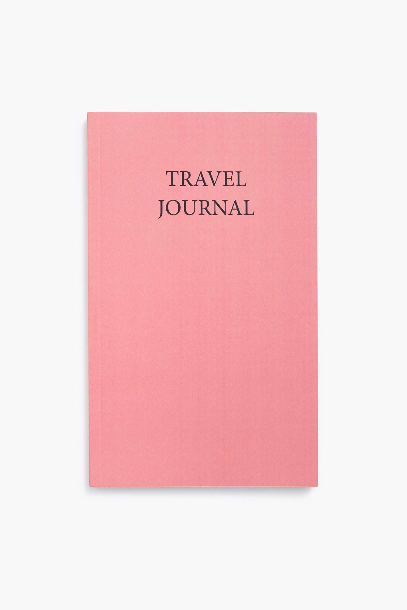 The Beech Cottage Press pink softcover notebook features "TRAVEL JOURNAL" in black, centered on the cover—an ideal travel journal and a thoughtful gift for travelers.