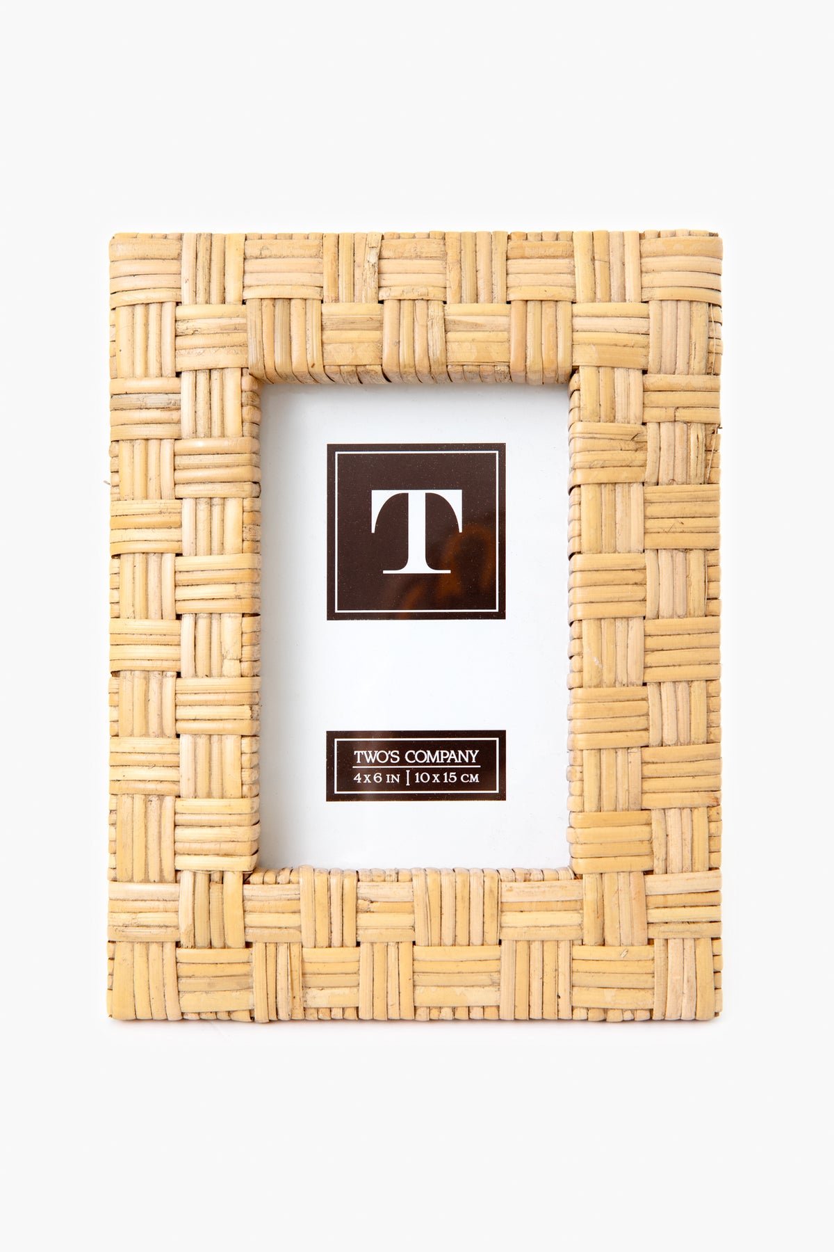 Woven Rattan 4x6 Picture Frame