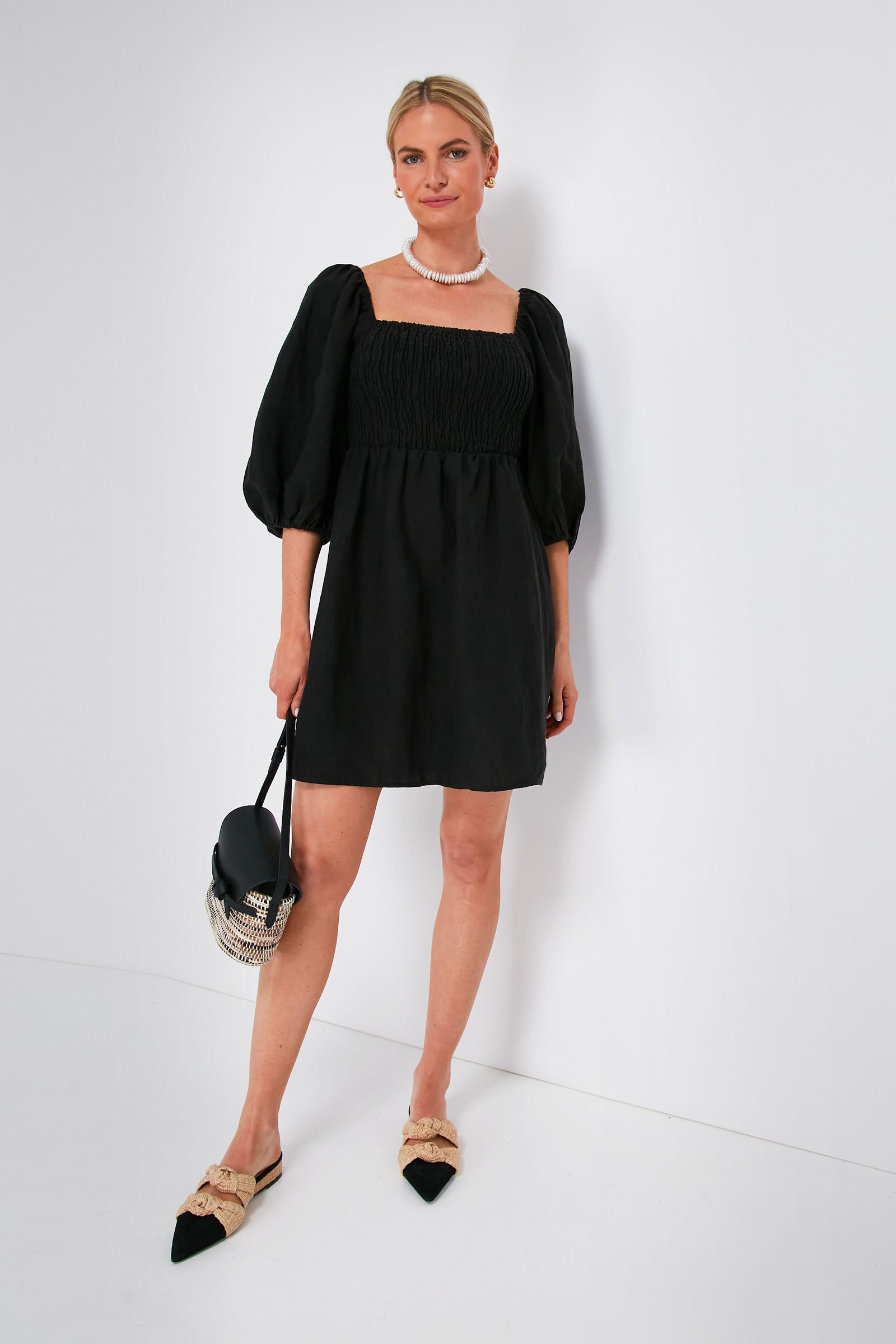 Black Melange Crossbody