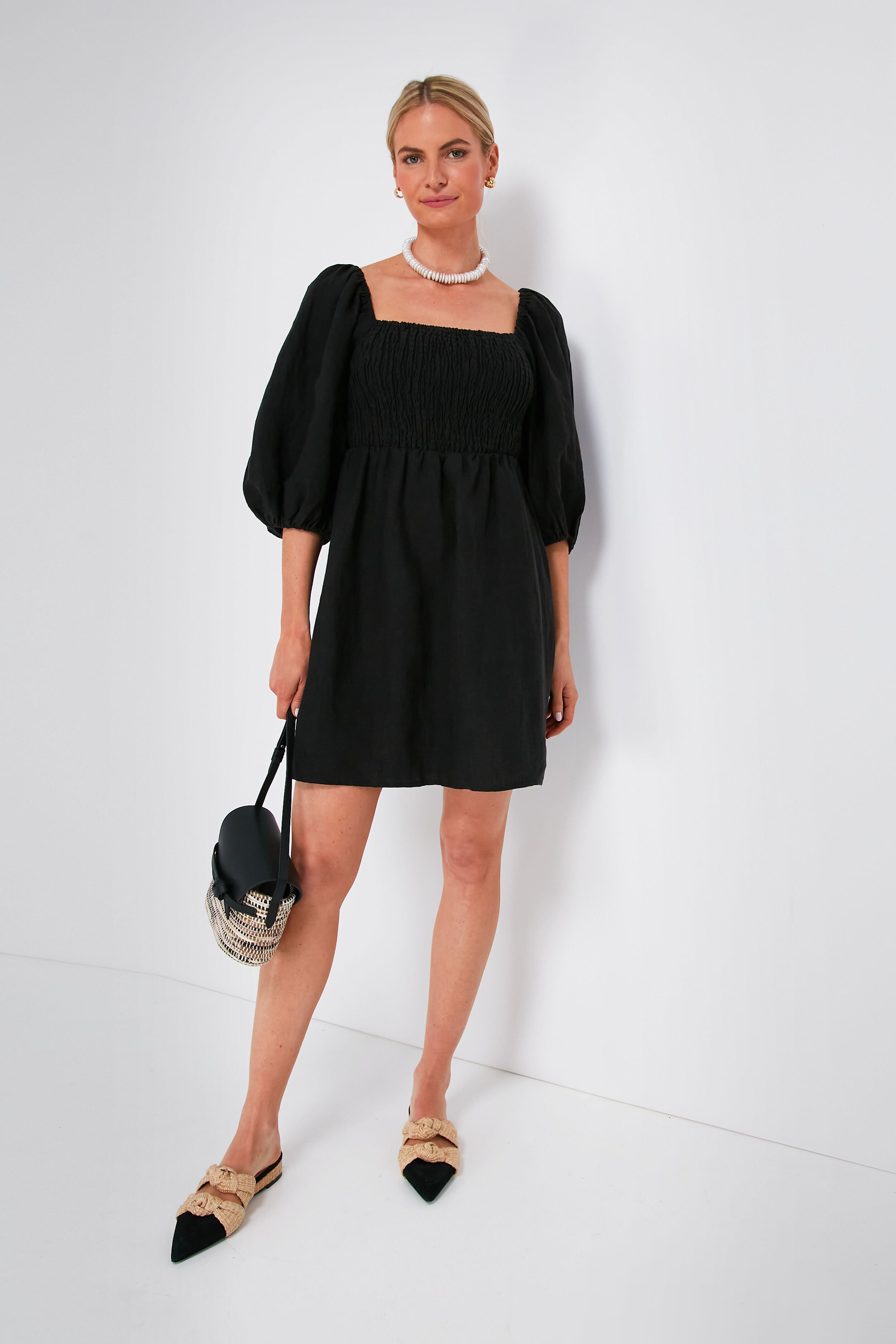 Black Melange Crossbody