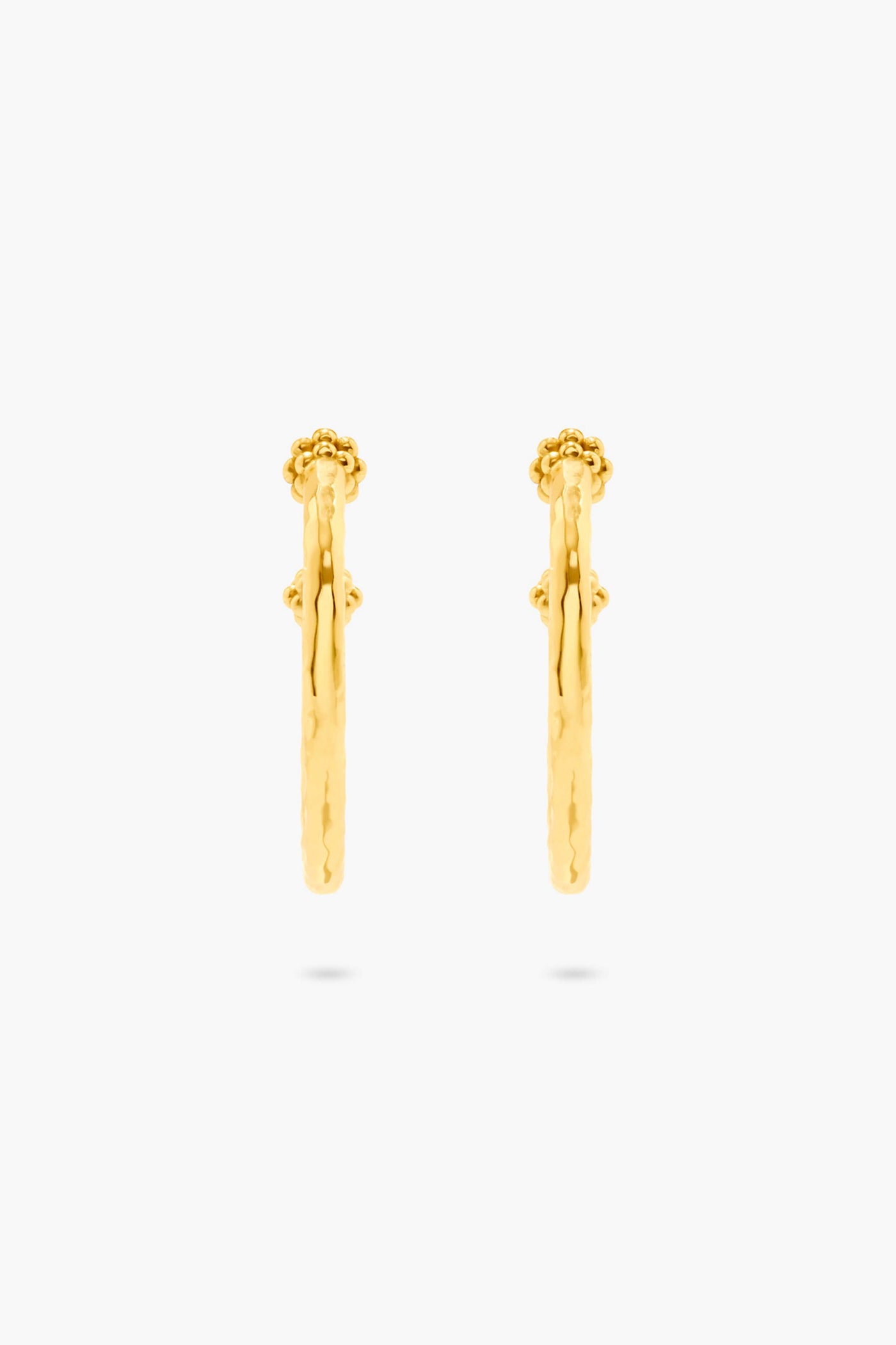 Berry Medium Hoop Earrings