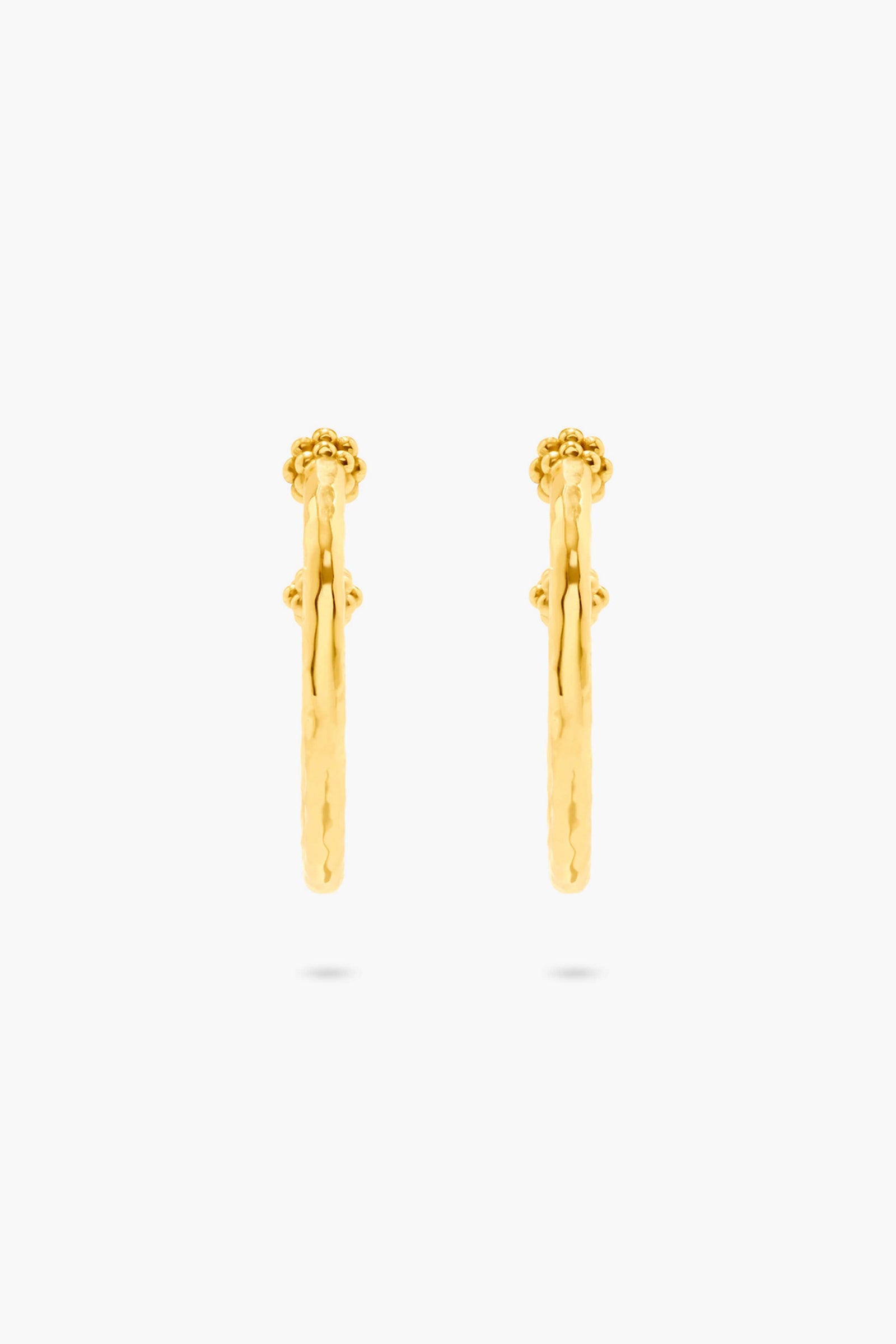 Berry Medium Hoop Earrings