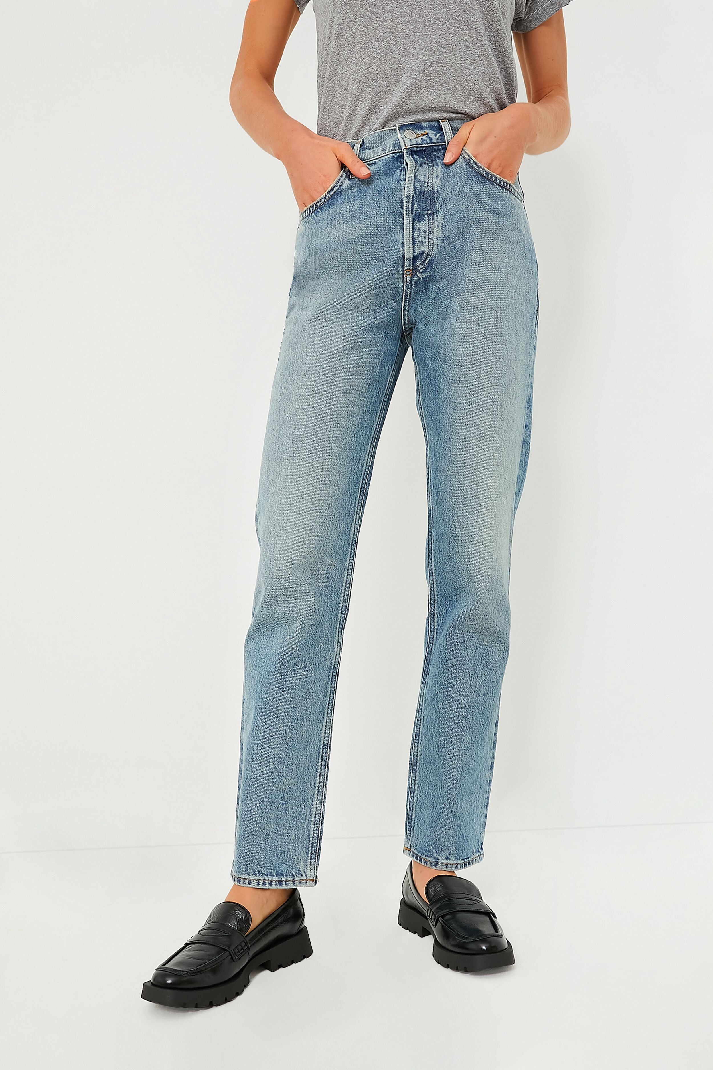 90s Ultra High Waist Jeans Vintage Riding Pants Size 10 Large