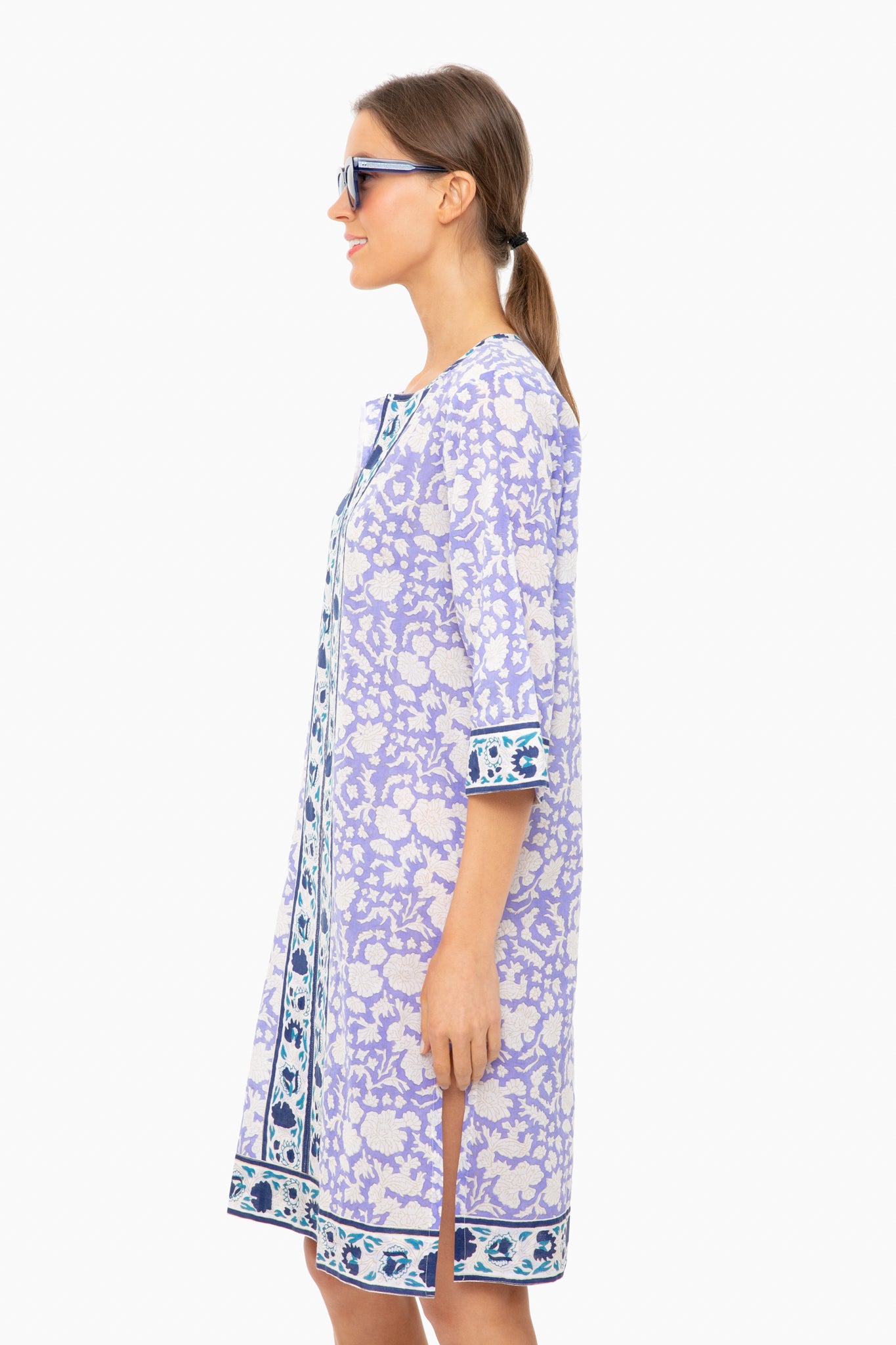 Padra Violet Long Kurta Dress