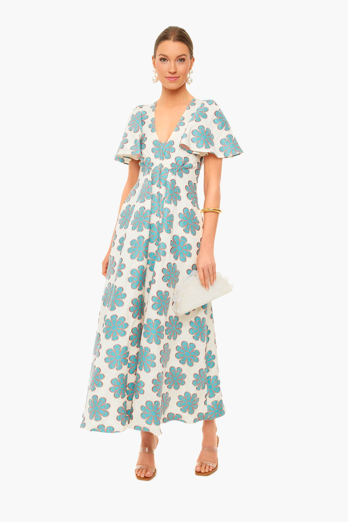 Daisy Turquoise Proper Dress