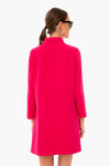 Fuchsia Stretch Crepe Avery Dress