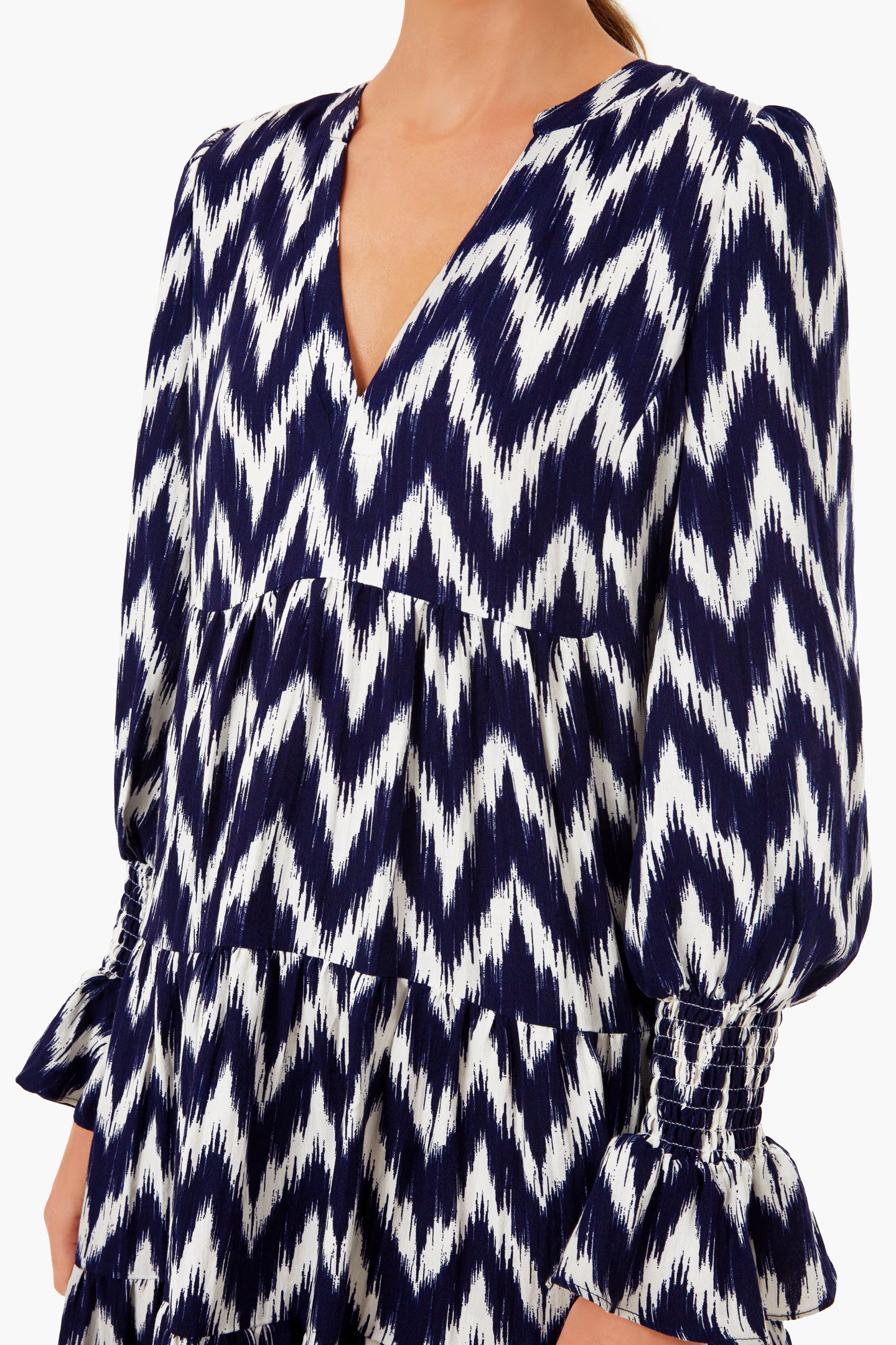 Navy Ikat Kenzo Dress