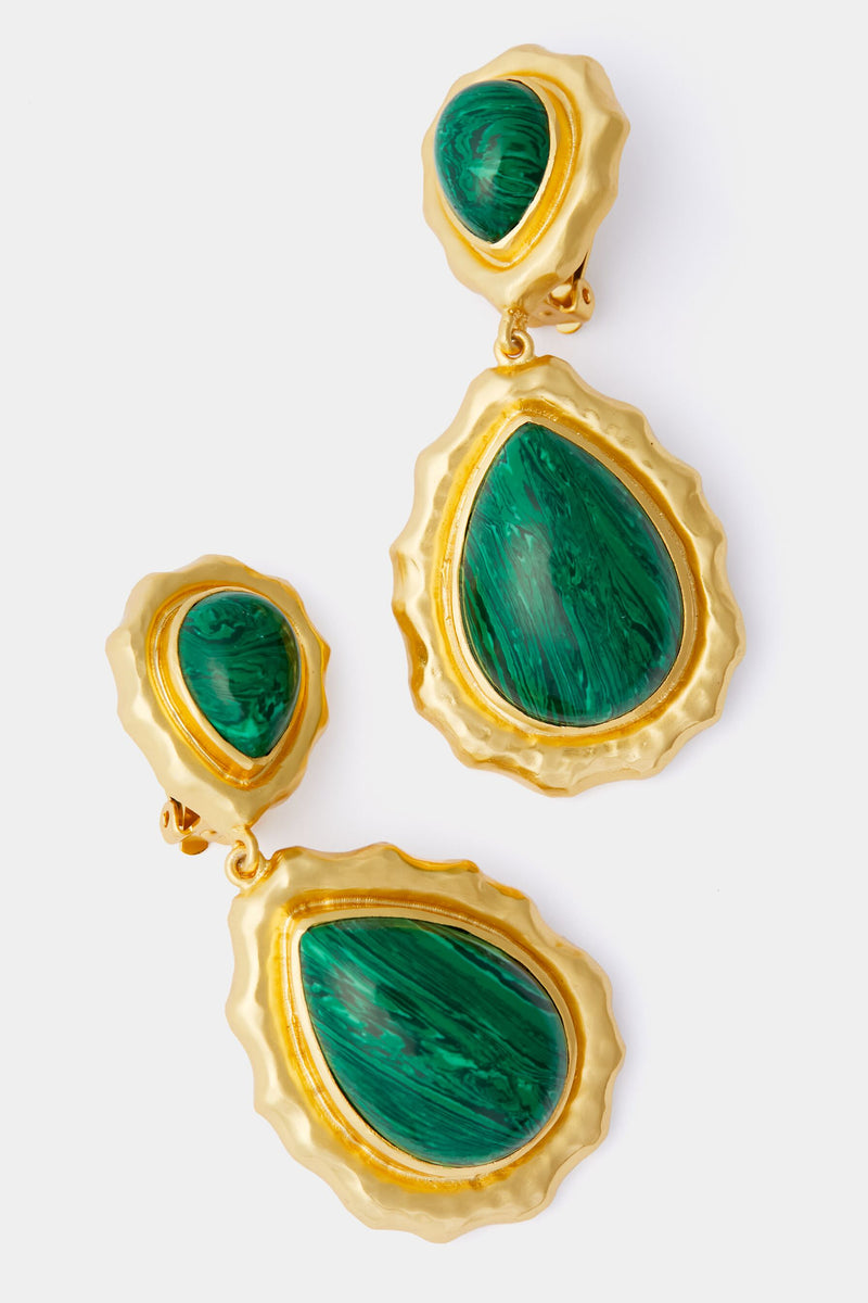 Malachite Paulina Earrings