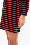 The Poppy Striped Turtleneck Dress