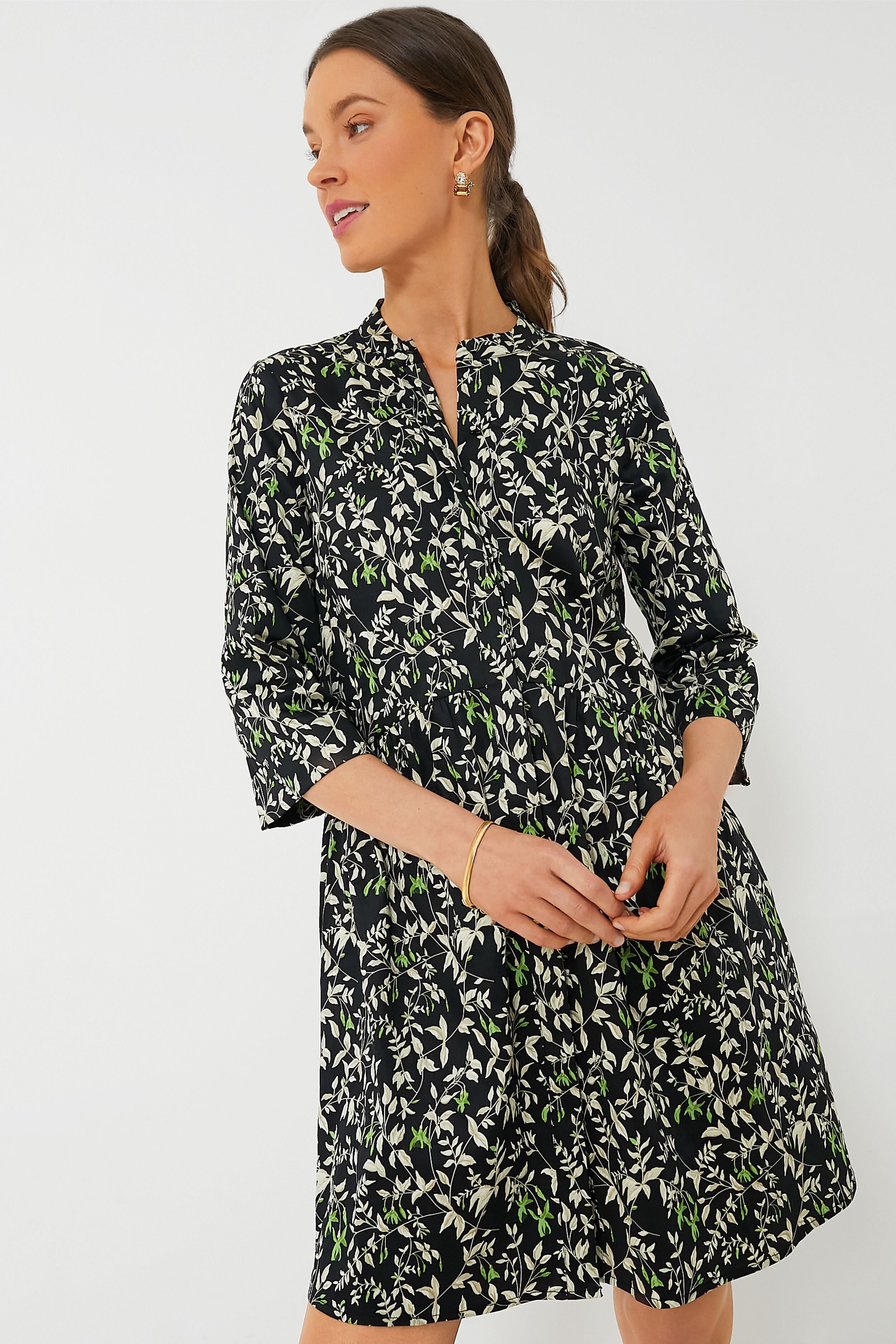 Verdant Iris Royal Shirt Dress | Tuckernuck