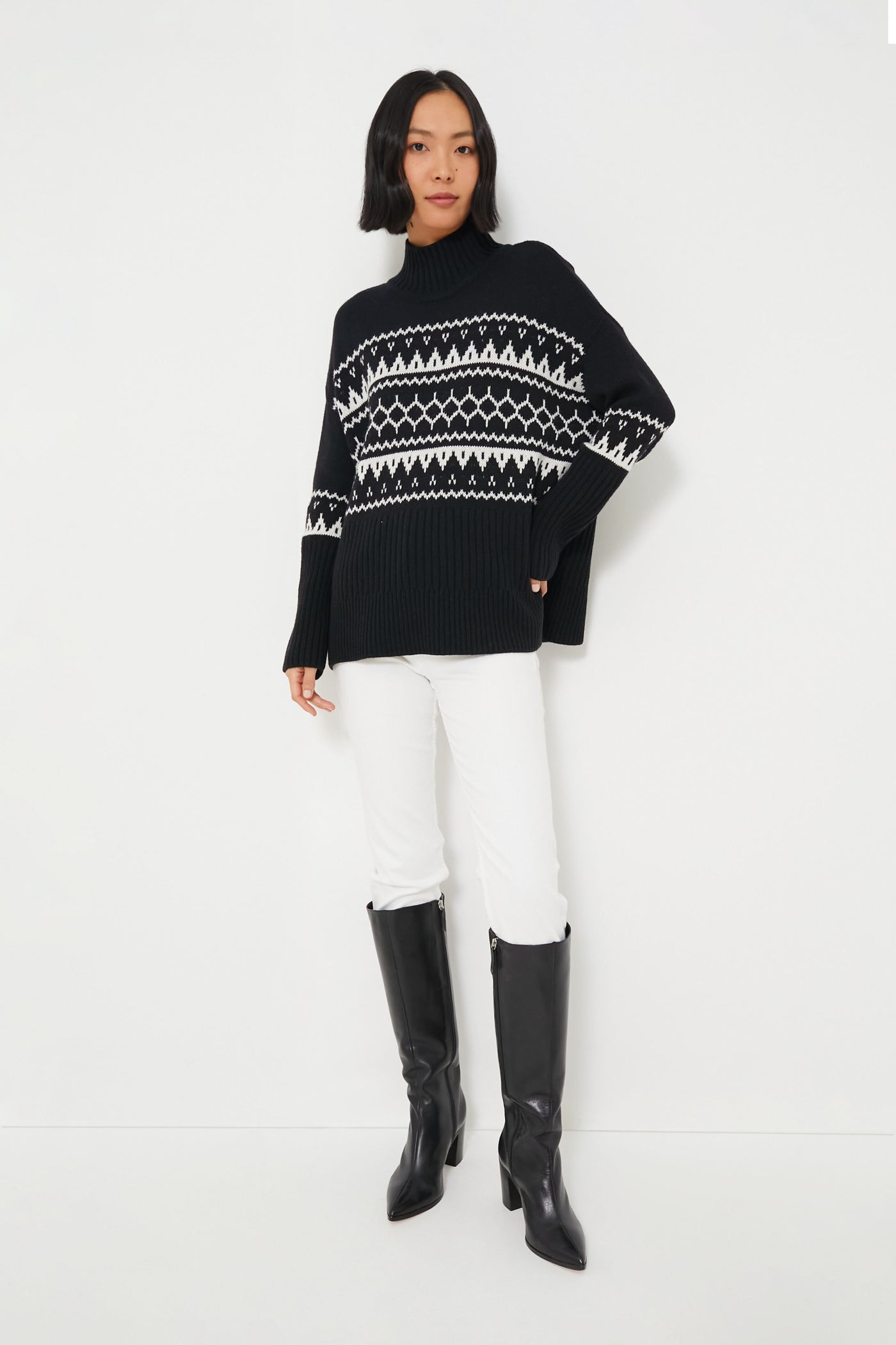 Black Pine Knit Sweater