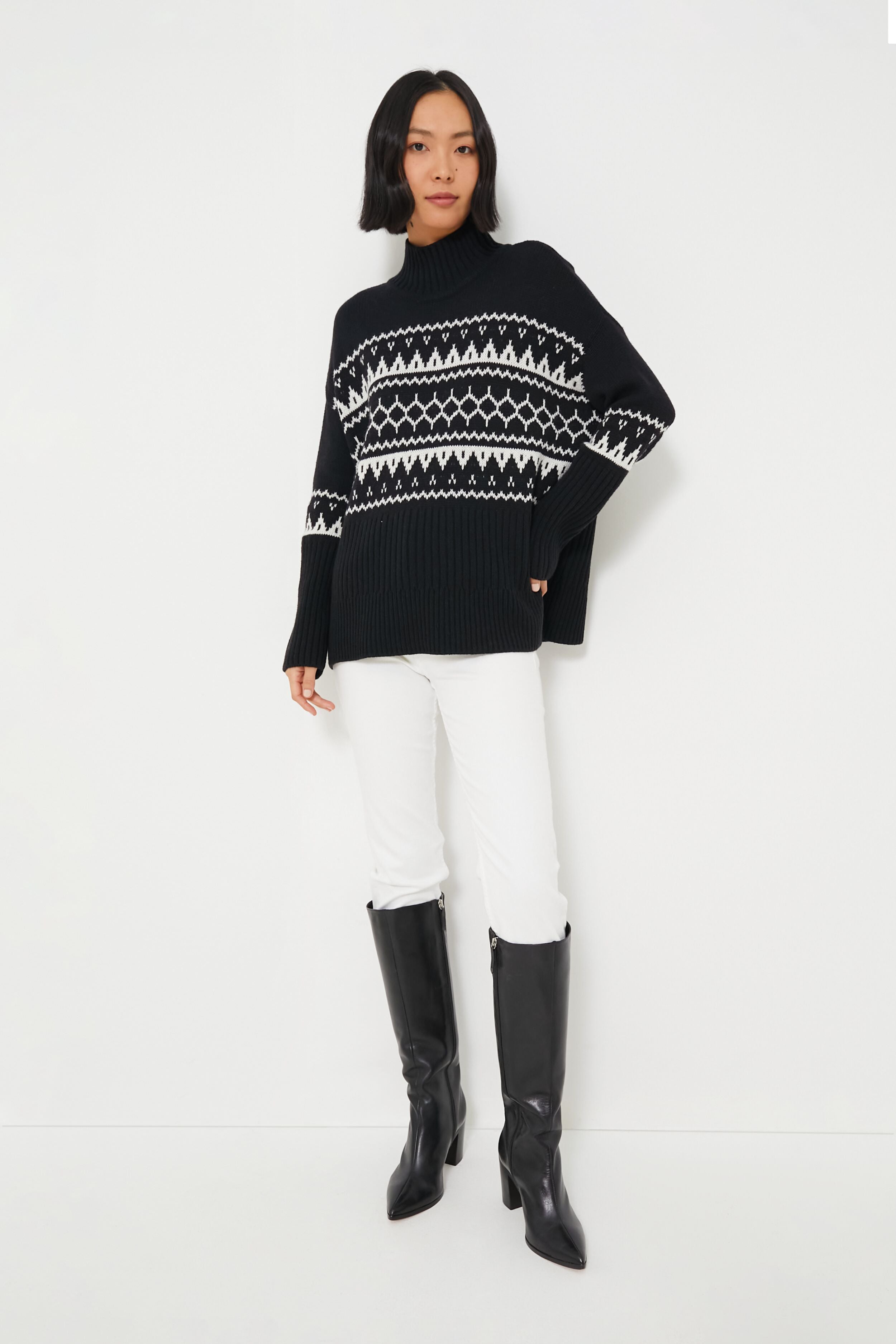 Black Pine Knit Sweater