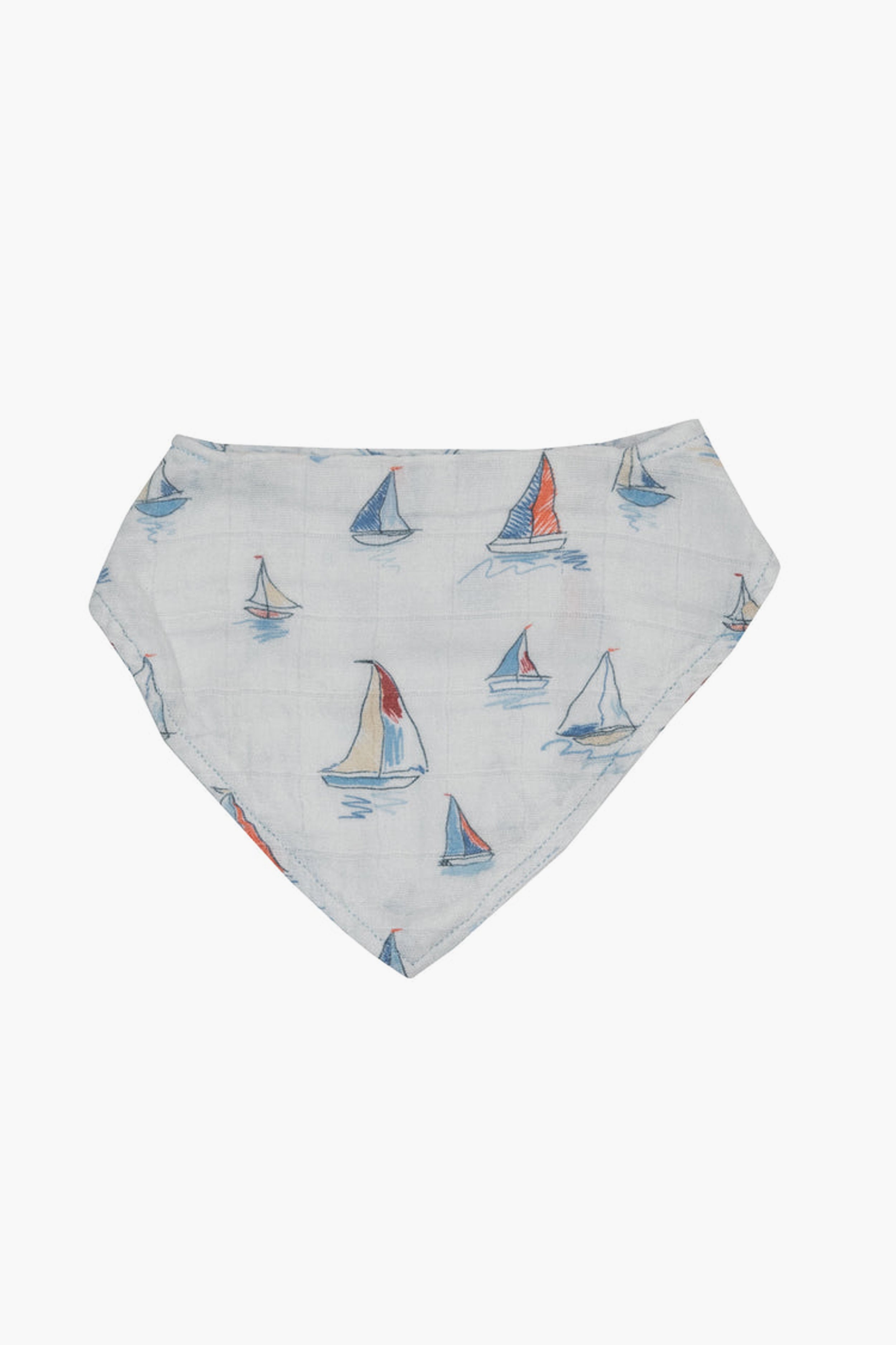 Sketchy Sailboats Bandana Bib