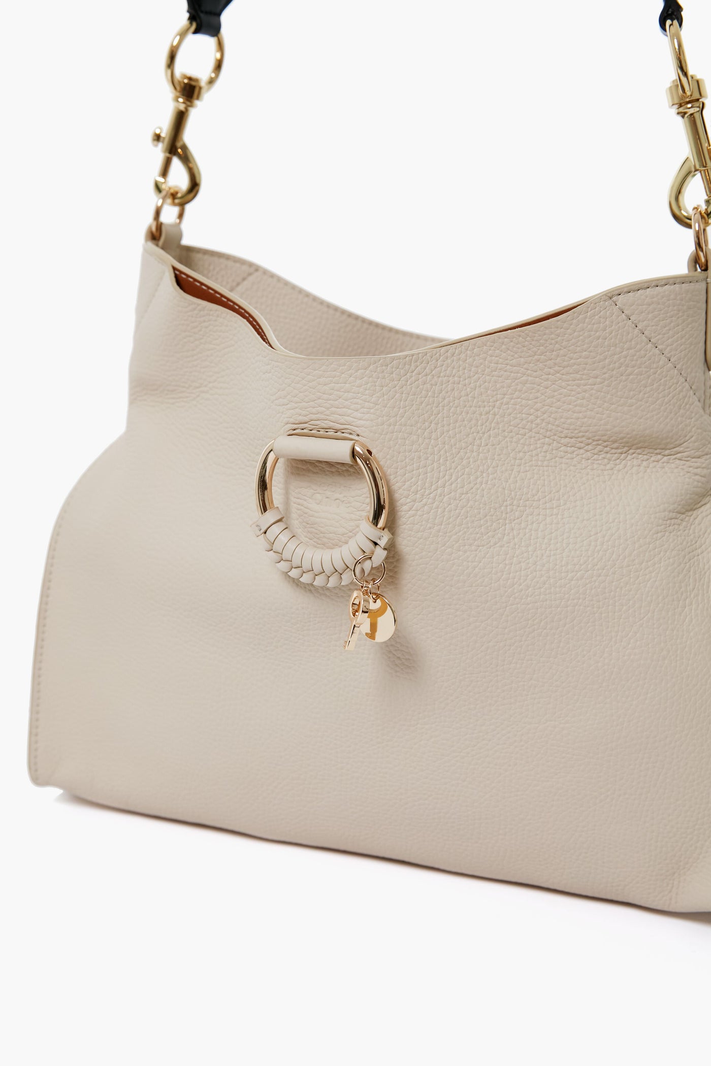 Cement Beige Small Joan Top Handle Bag