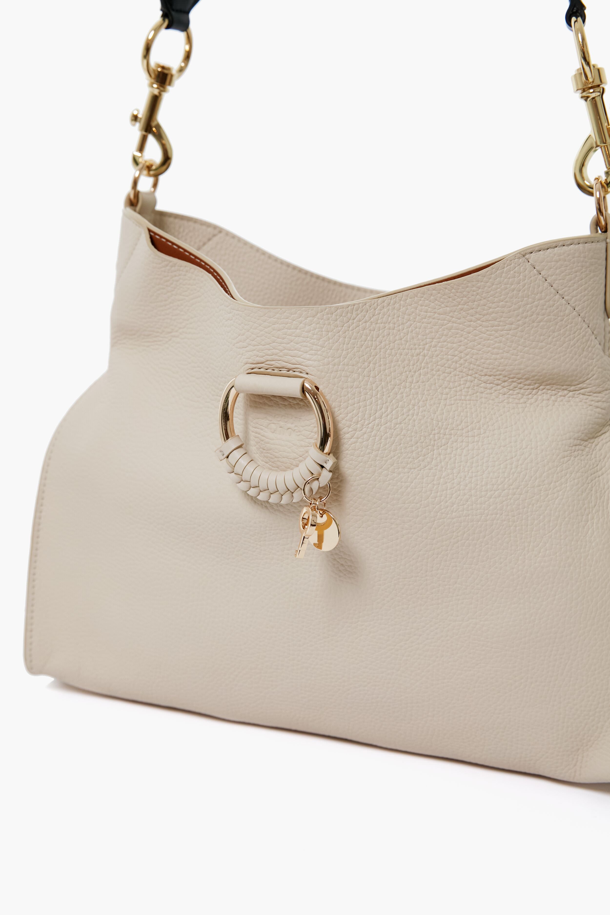 Cement Beige Small Joan Top Handle Bag