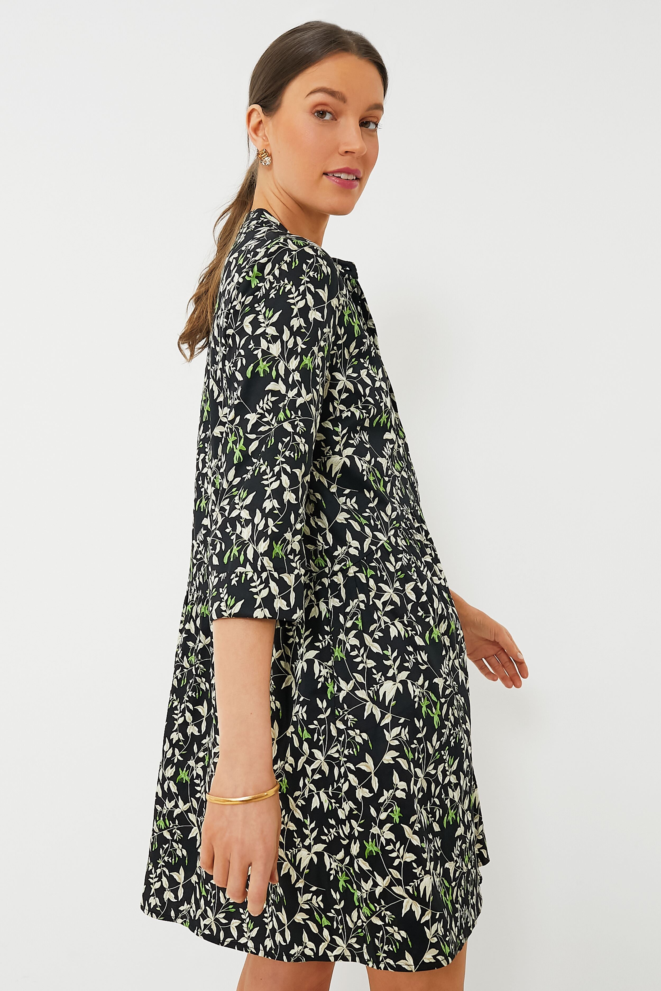 Verdant Iris Royal Shirt Dress | Tuckernuck