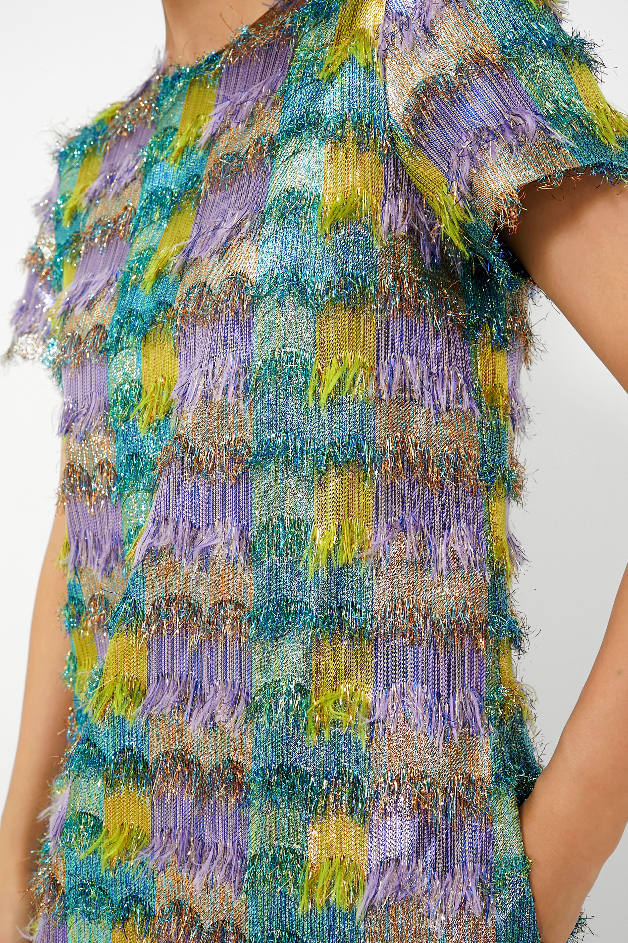 Jacquard Pharaoh Swing Dress
