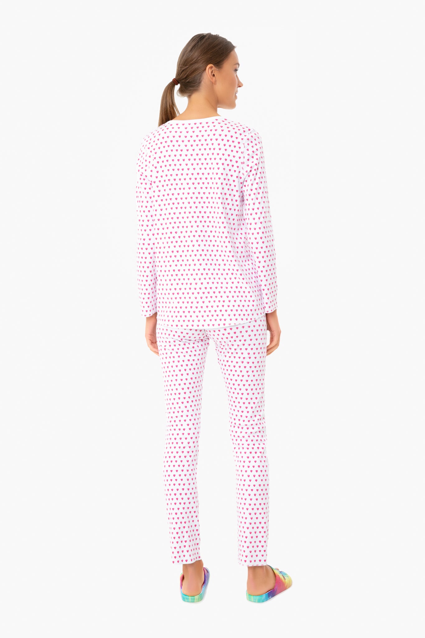 Pink Hearts Pajamas