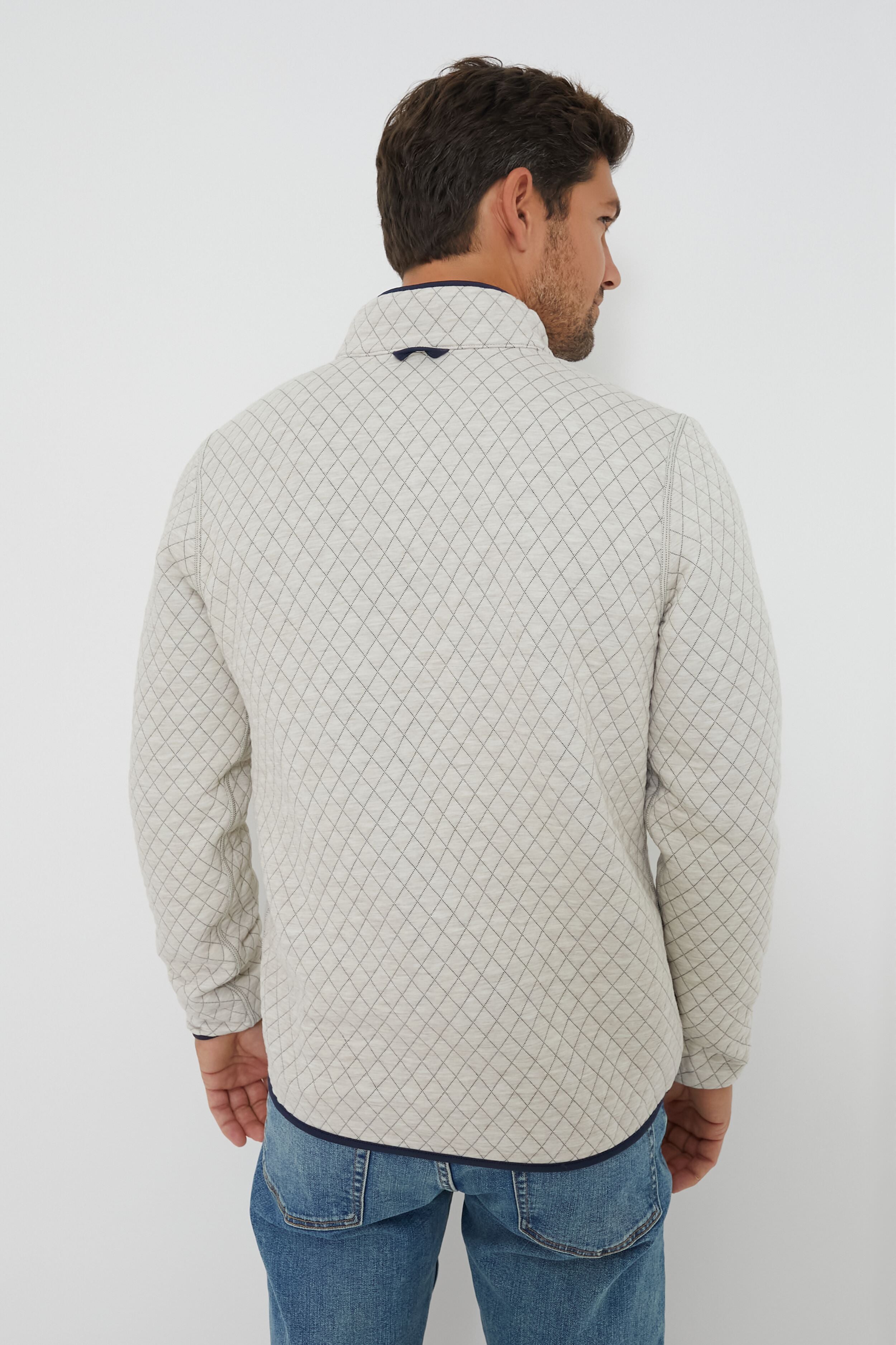 Green Oat Heather Corbet Reversible Pullover