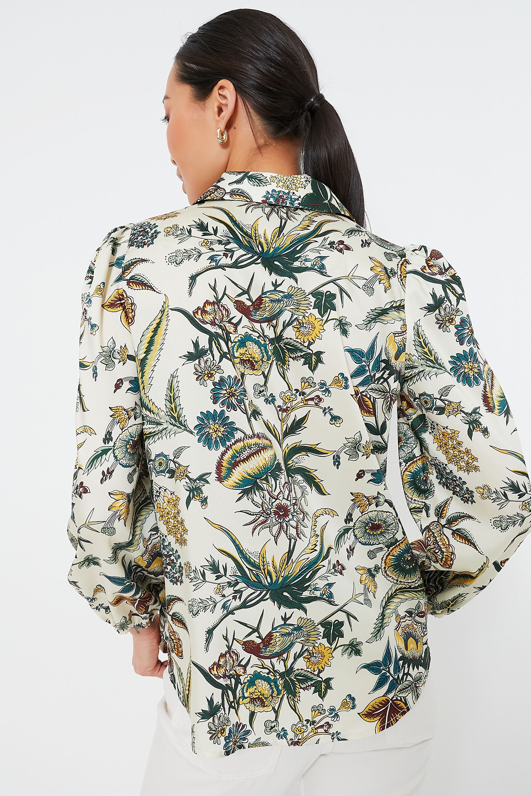 Sharp Floral Serena Blouse | Tuckernuck