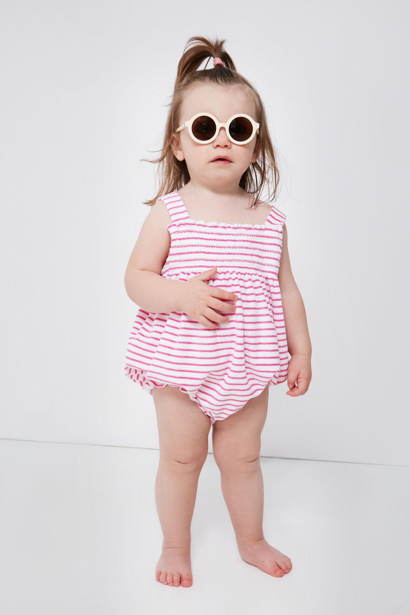 Sweet Cream Euro Round Sunglasses
