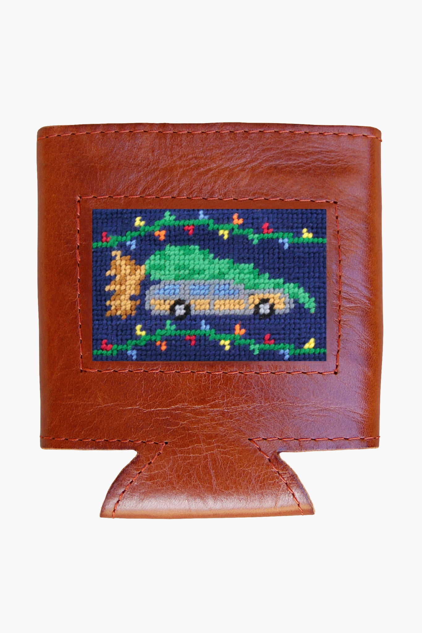 Christmas Vacation Needlepoint Can Cooler