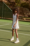White and Red Sterling Tennis Dress