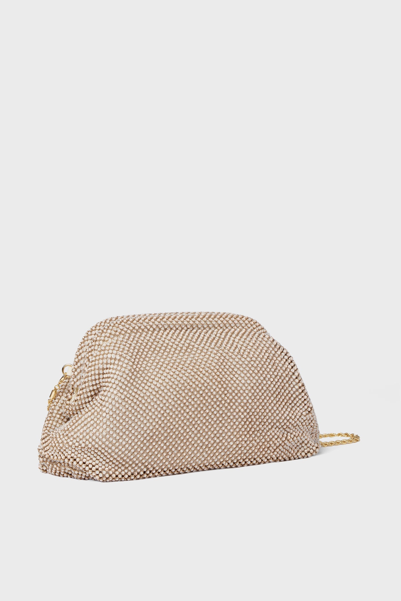 White Opal Diamante Doreen Clutch