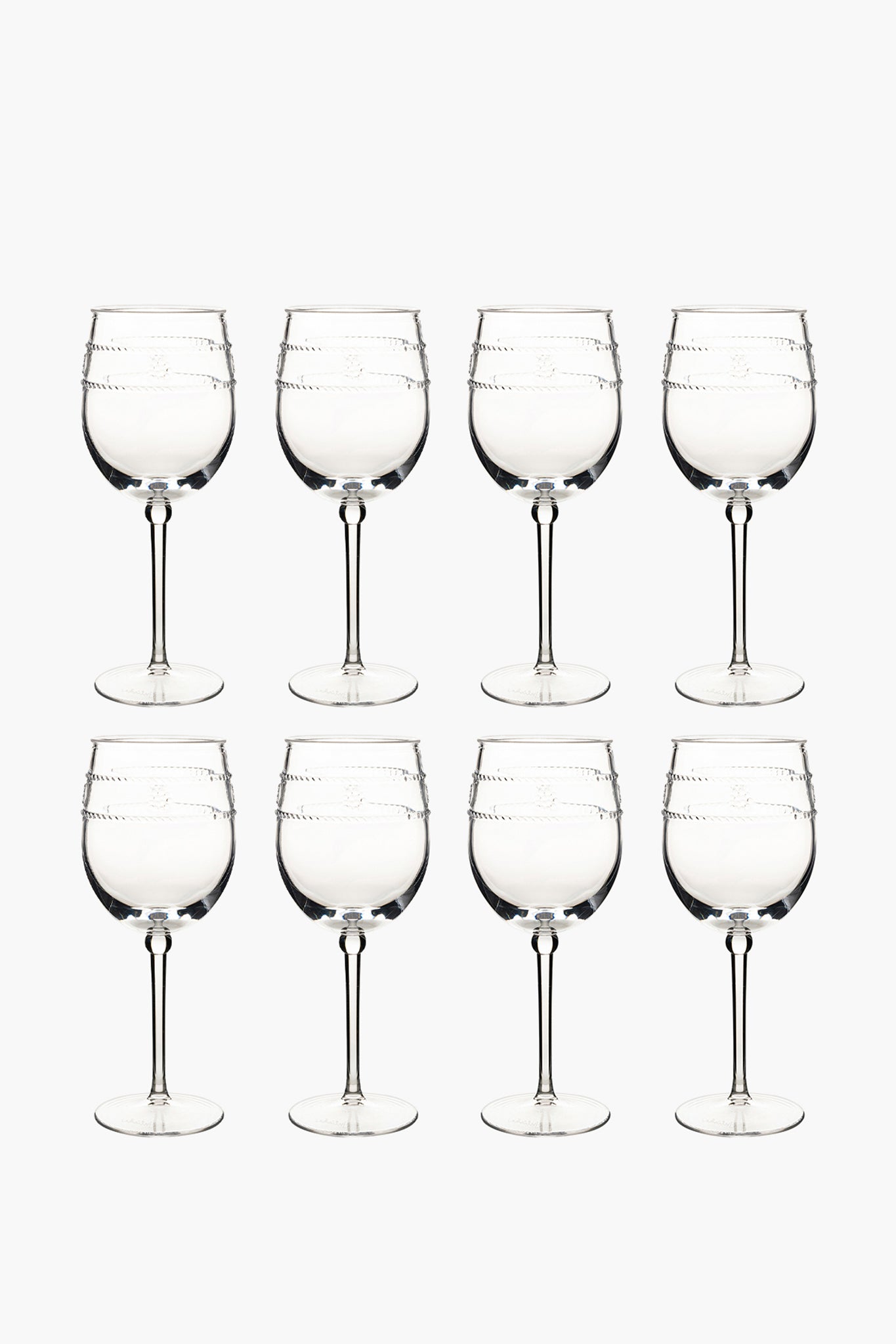 Isabella Acrylic Wine Glass Set Of 8