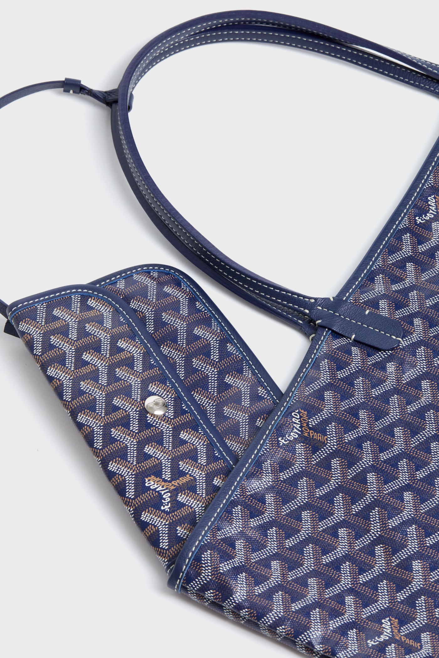 Goyard Navy GM Saint Louis Tote