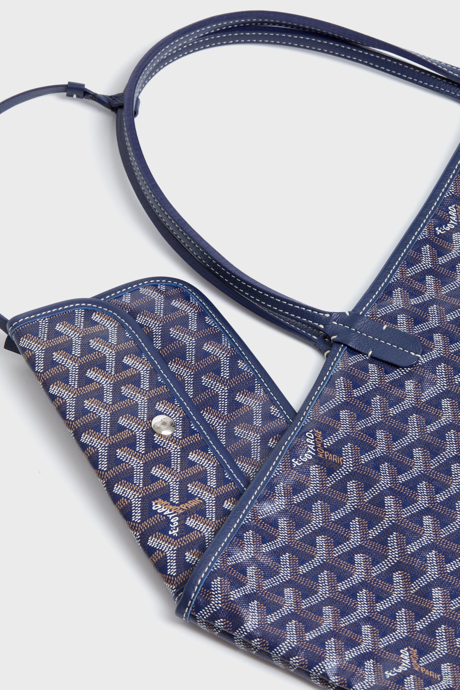 Goyard Navy GM Saint Louis Tote