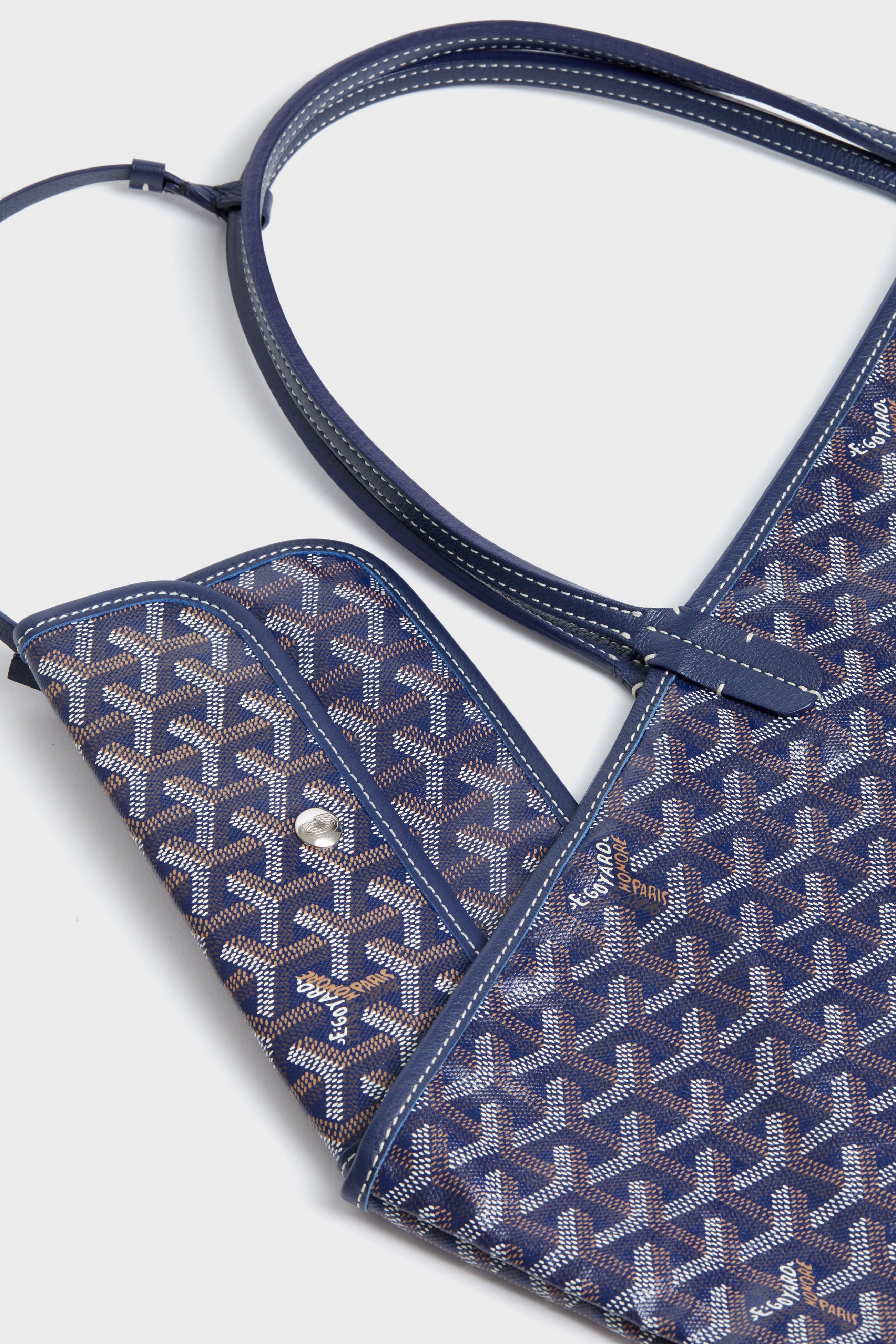 Goyard Navy GM Saint Louis Tote