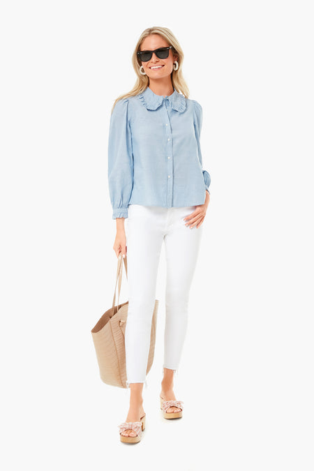Light Chambray Hemmingway Top