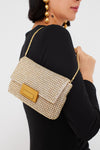 Gold Gauge Diamante June Bag