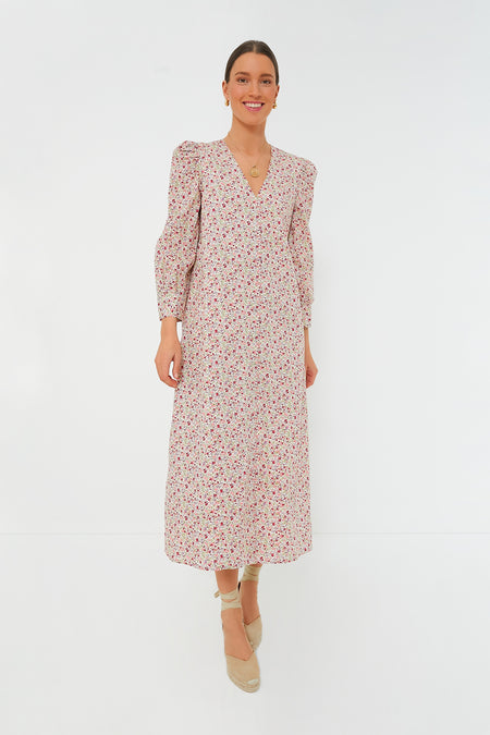 Pink Floral Nellie Maxi Dress