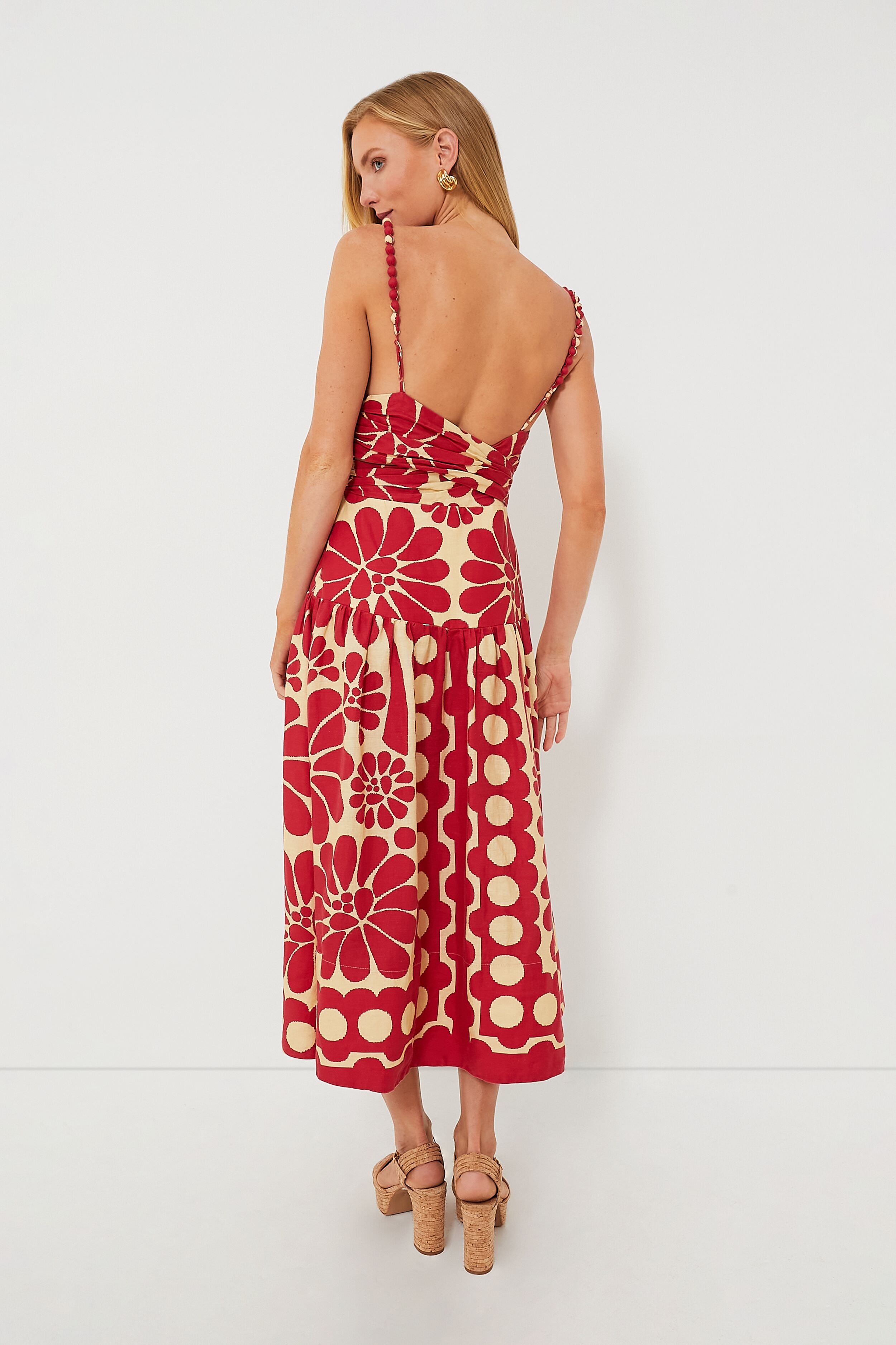 Palermo Red Sleeveless Dress | Farm Rio Palermo Red Sleeveless Dress | Farm Rio